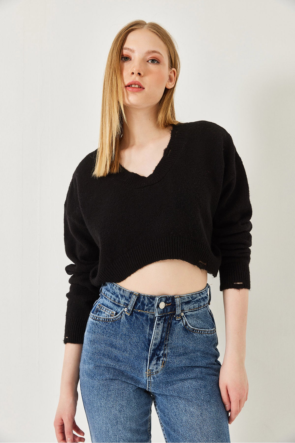 Women's Crop Knitwear Sweater 20246925