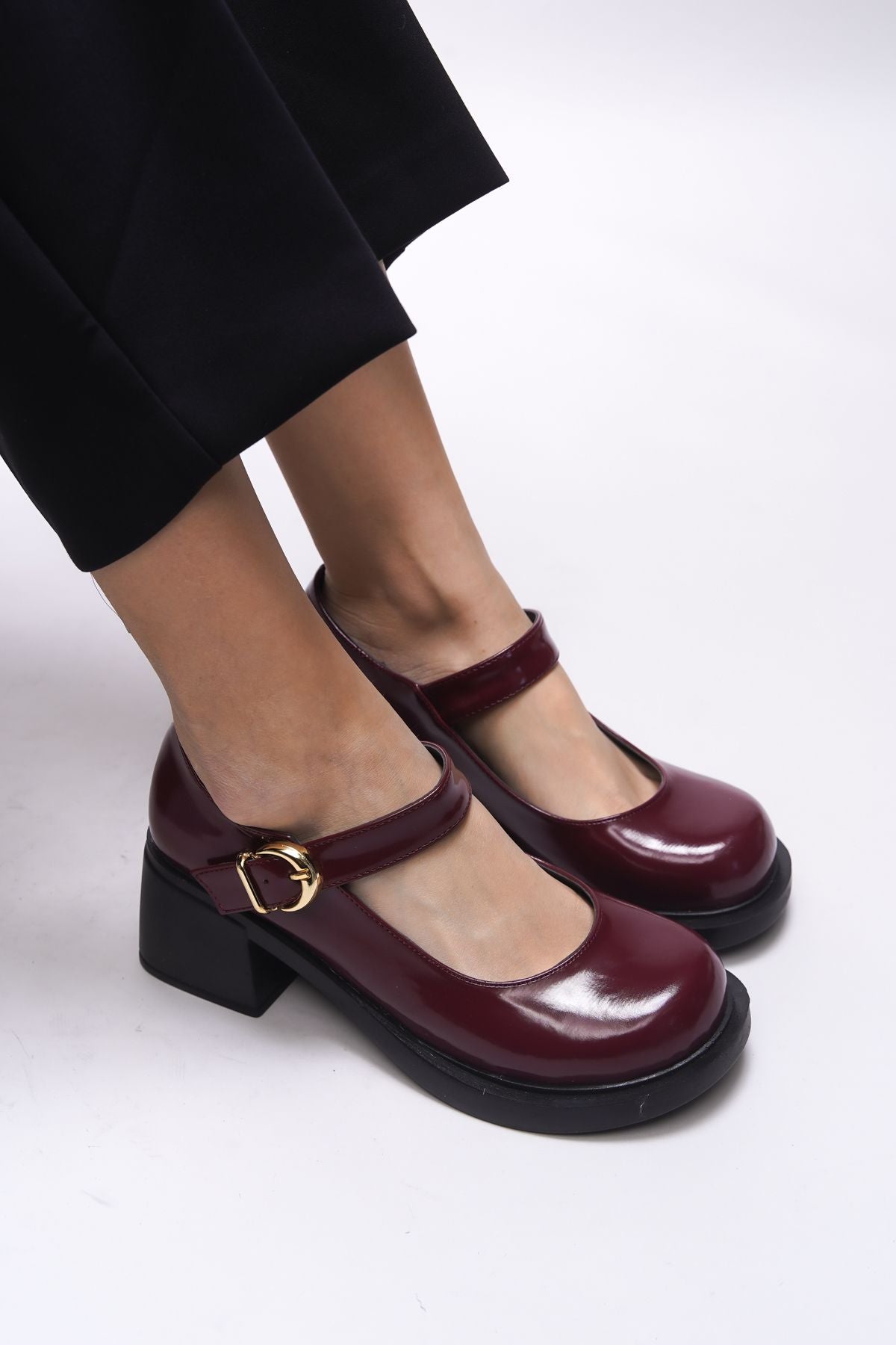 KYSLANNA WOMEN LoAfer 0012503 Bordeaux Patent Leather