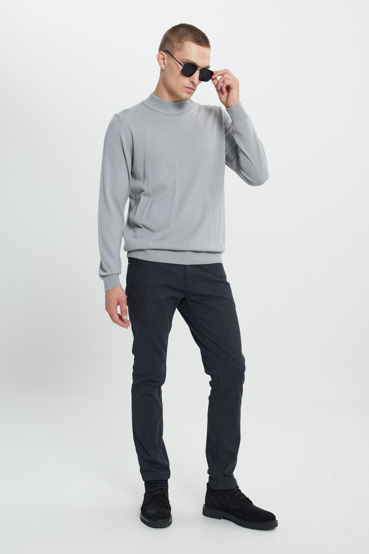 Men's gray melang