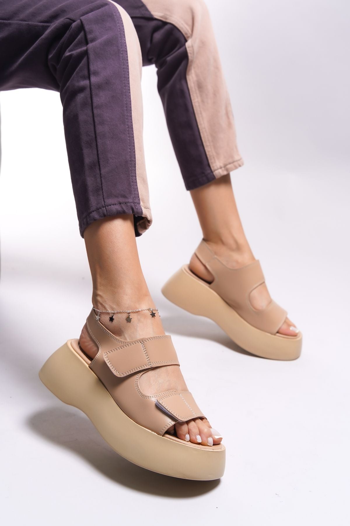 Olnesari Woman Sandals 0012804 Nude Skin