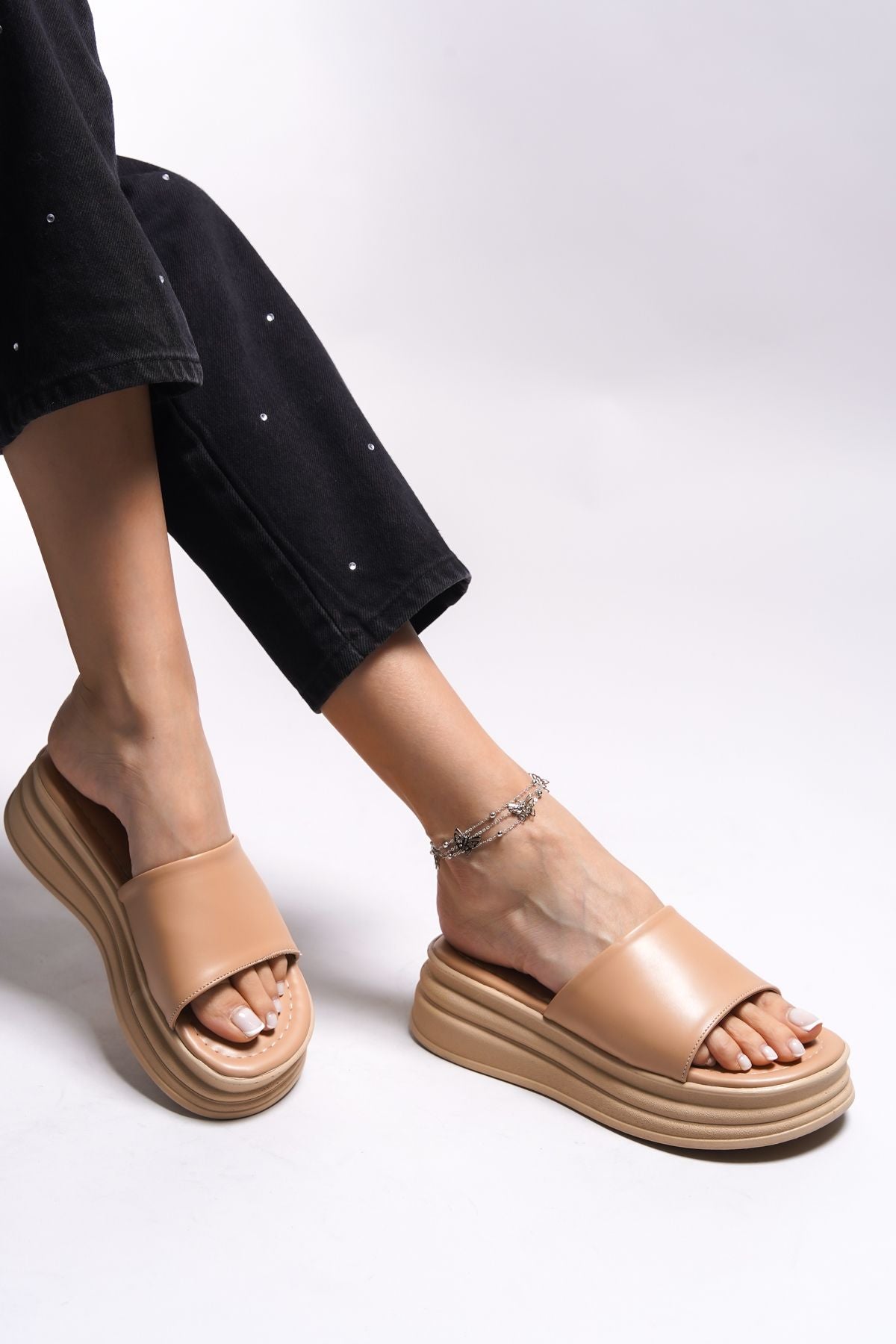 Loukeros Woman Slippers 0012315 Nude