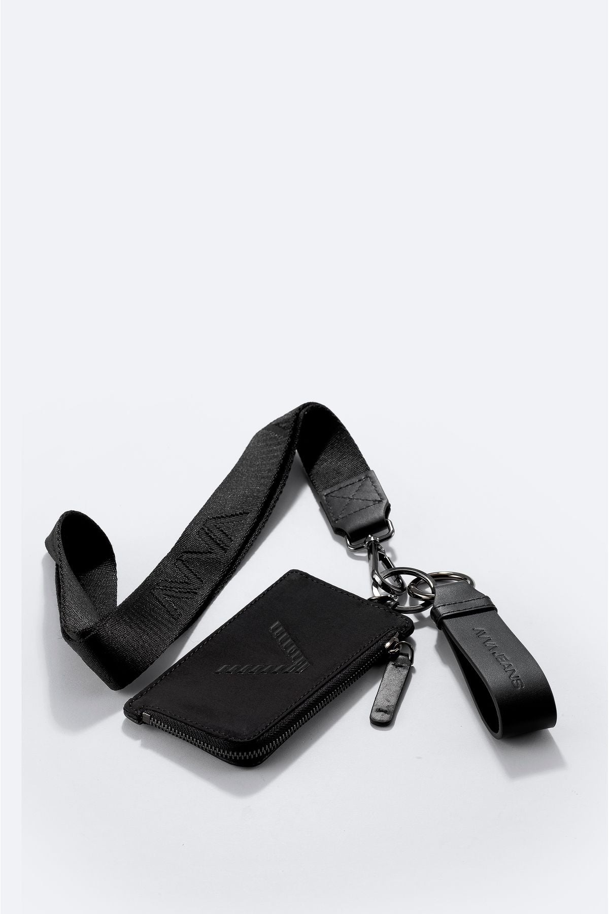 Men's Black Gift Boxed Hanger 100 %Leather Wallet B009565