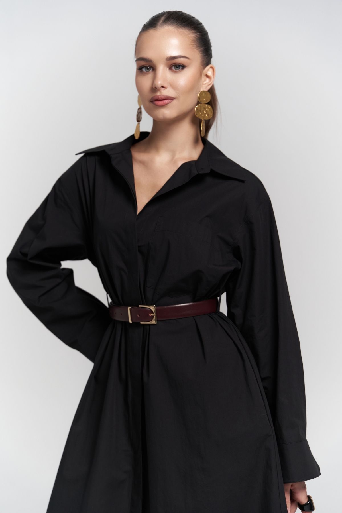 BELSAY TRIENCOTOTO BLACK DRESS