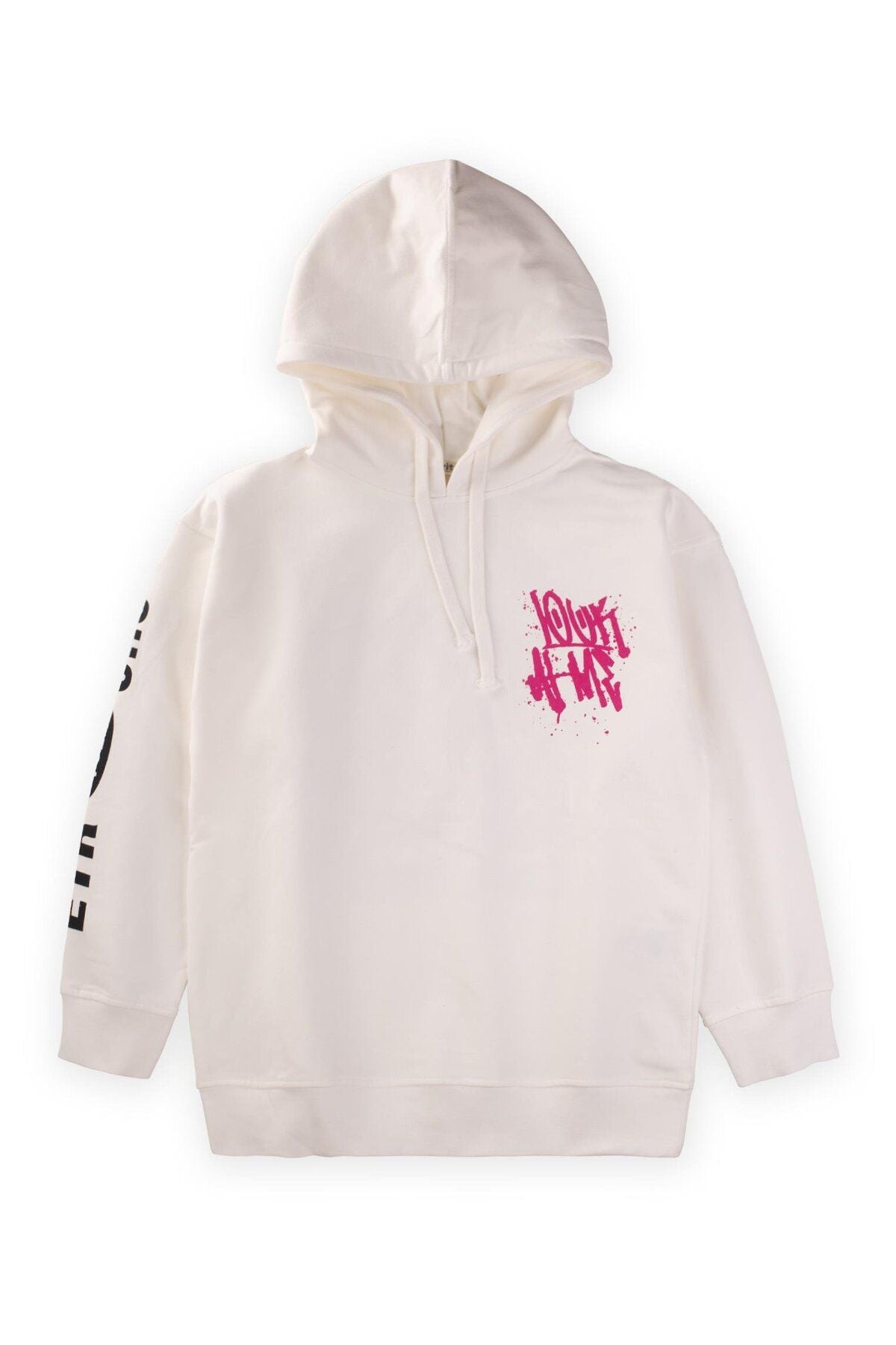 Sweatshirt 9-14 years broken white with look fresh printed hood