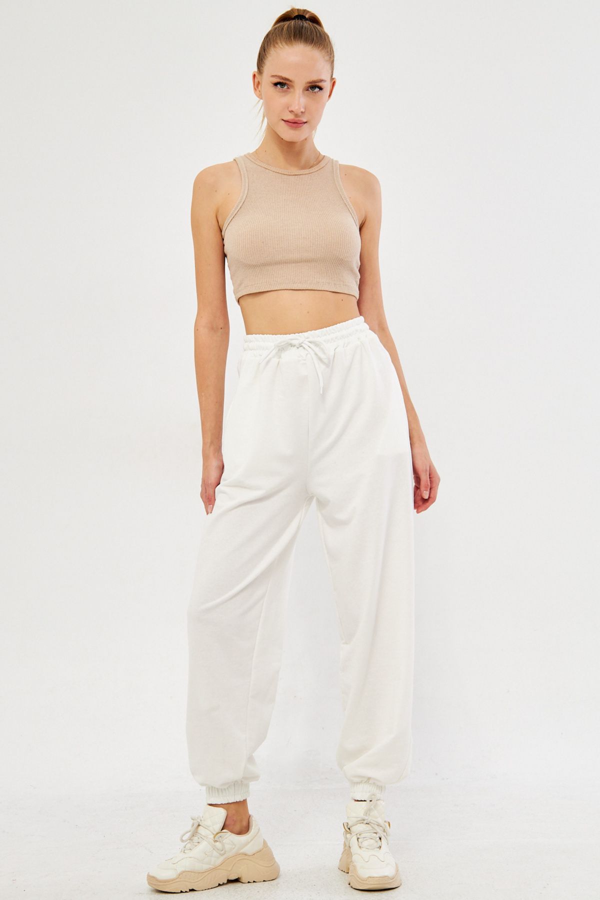 WOMEN'S WHITE WALL AND PACHING POCKET POCKS SIX SIX ARM-22Y024062