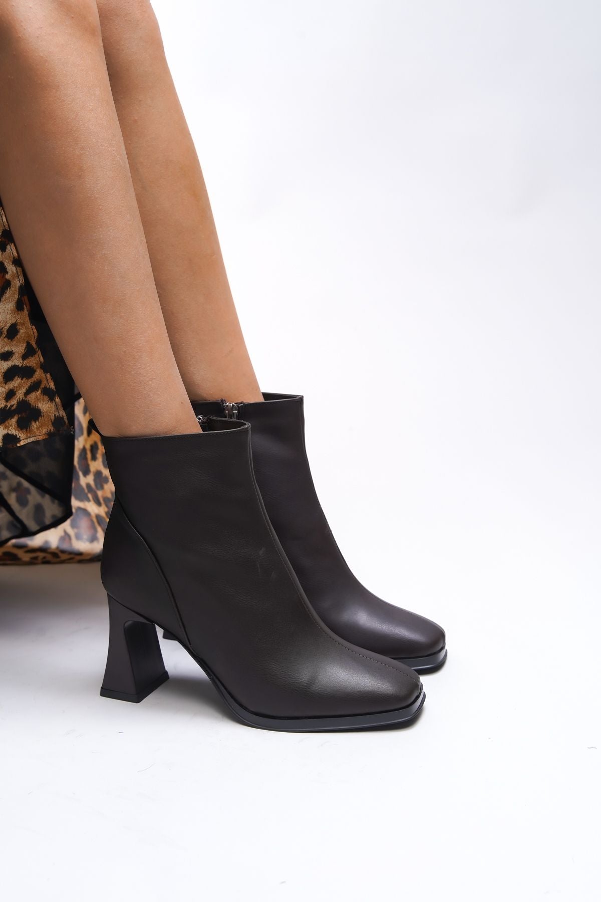 Kygnael Woman High Heels Bot 0012802 Brown Skin