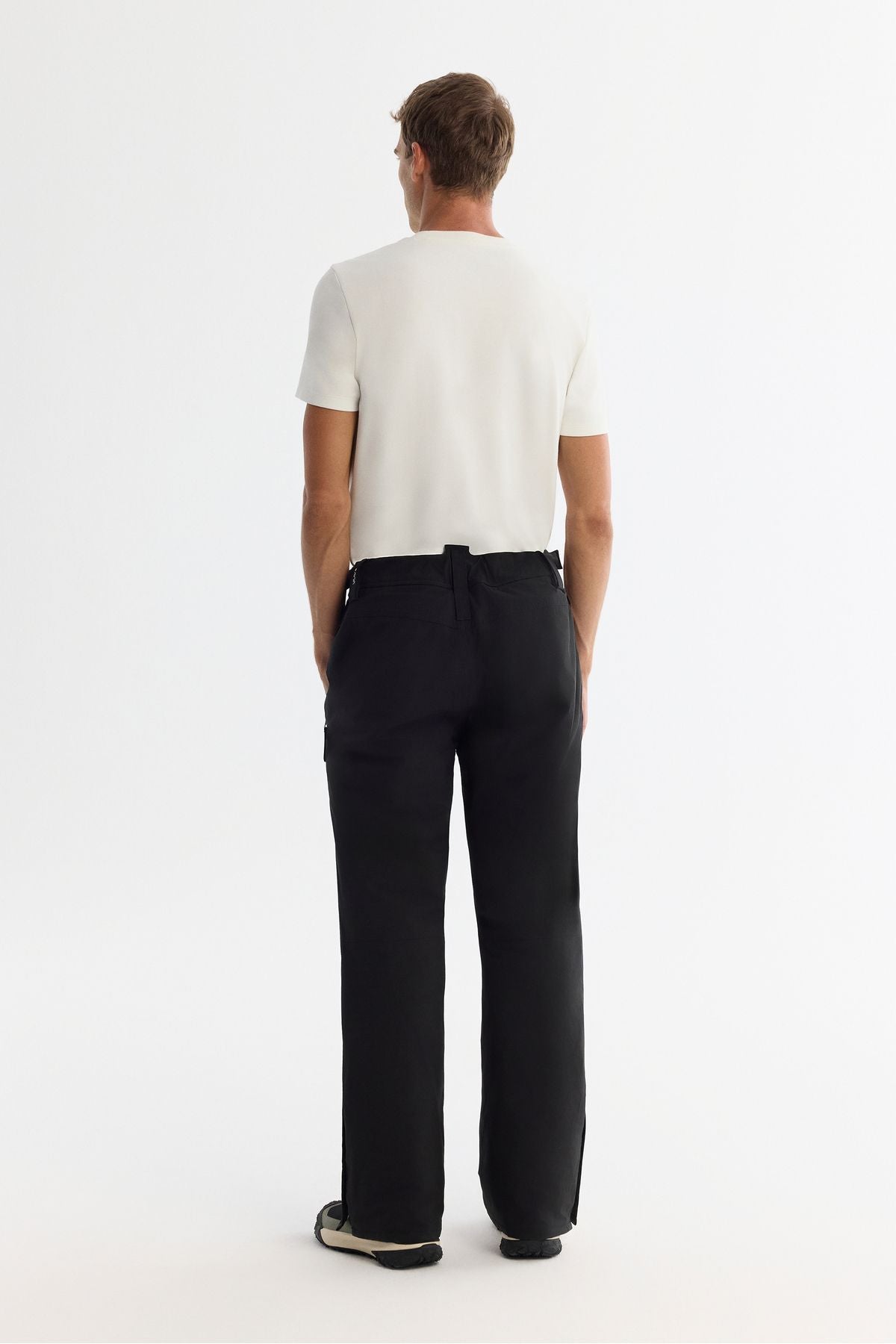 Men's black water repulsive windproof