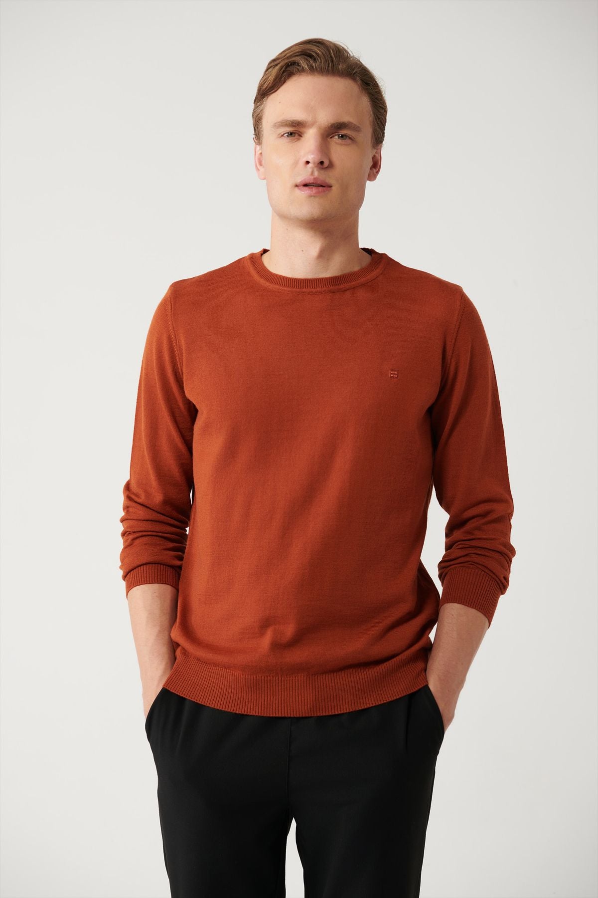 Men's Tile Bicycle Cycling Wool Mixed Knitwear Sweater B005013