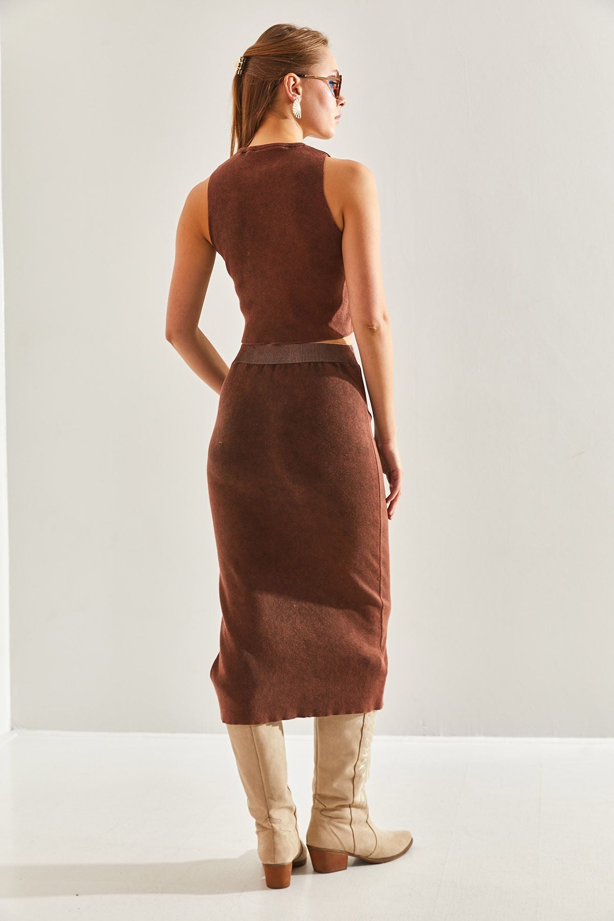 Women's skirt upside down knitwear team 20246057