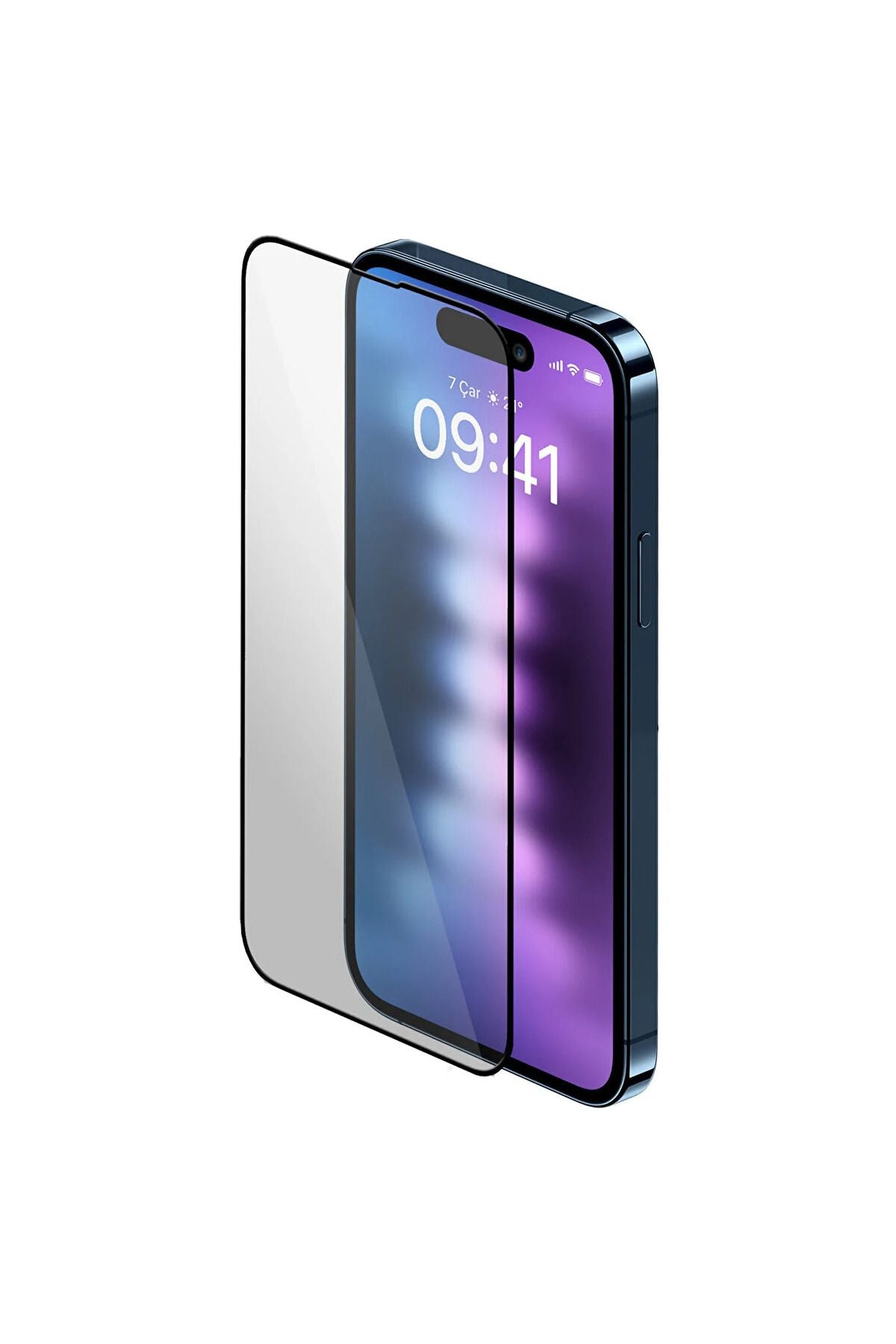 iPhone 15 compatible transparent broken glass screen saver