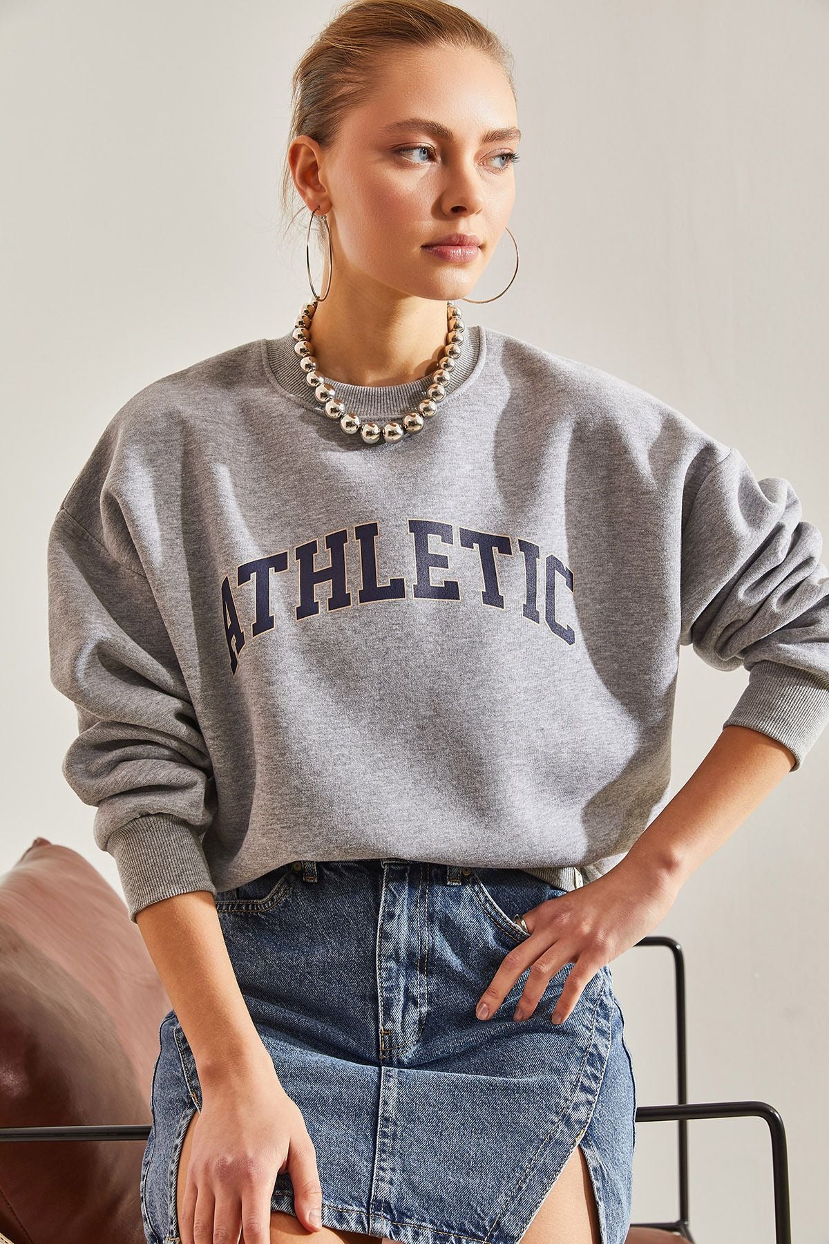 WOMEN'S ATHLETIC PRINTED THREE YEAR SWEATSHIRT