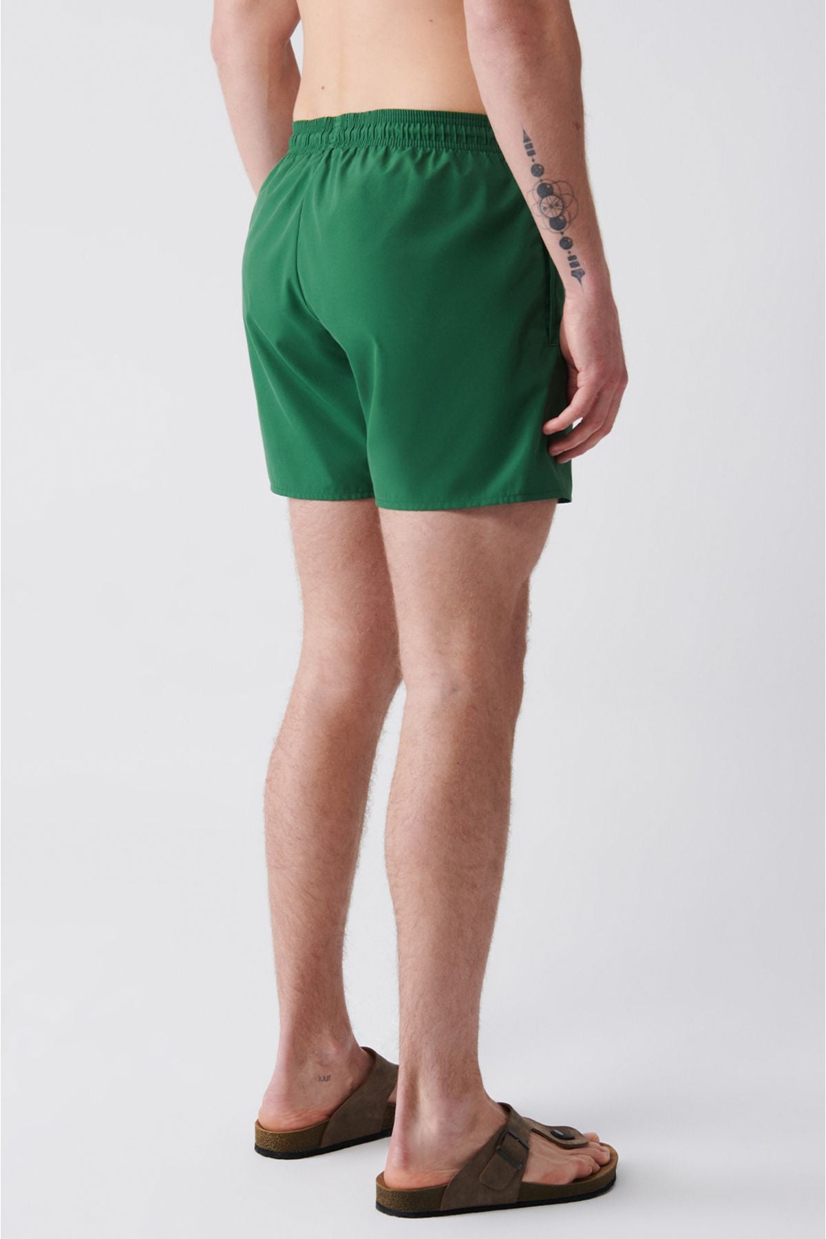 Men's Green Fast Drying Standard Size Mayo Sea Short E003801