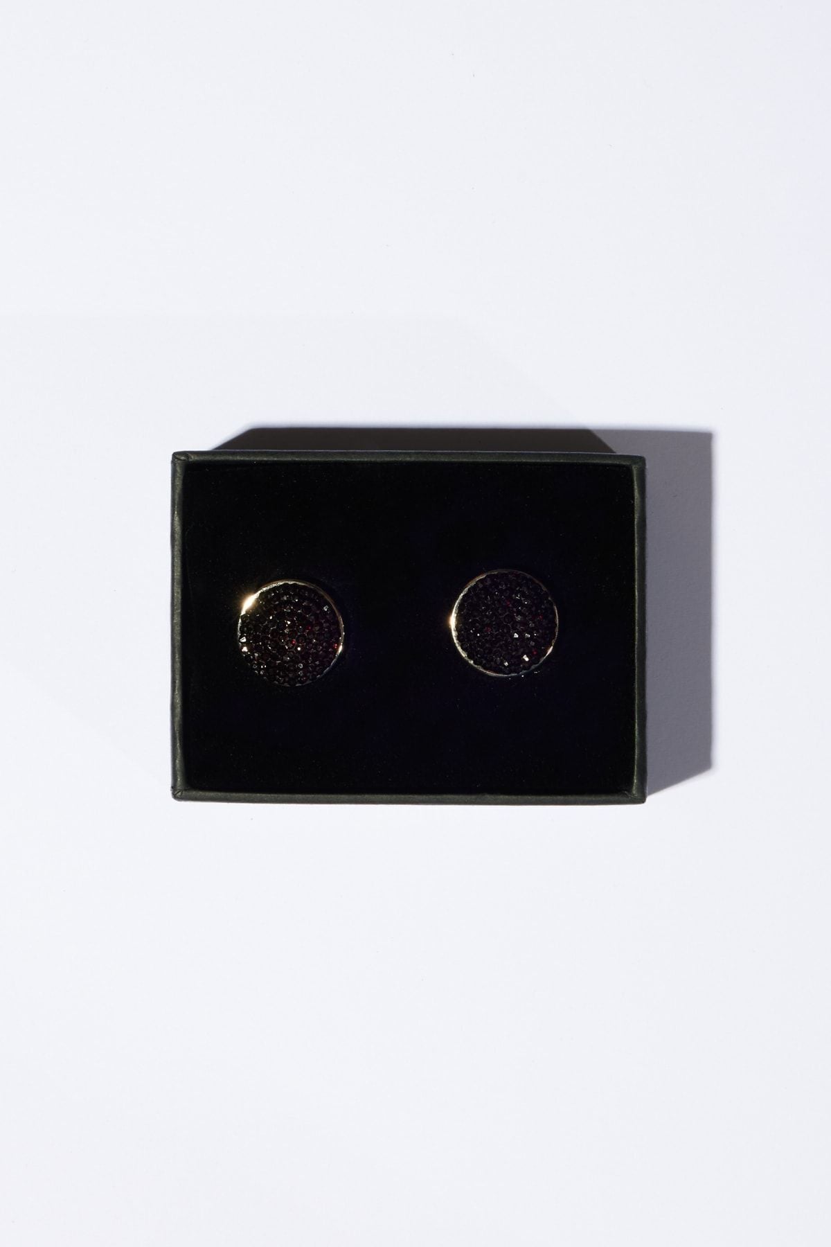 Men's Black Metal Special Gift Boxed Cufflink