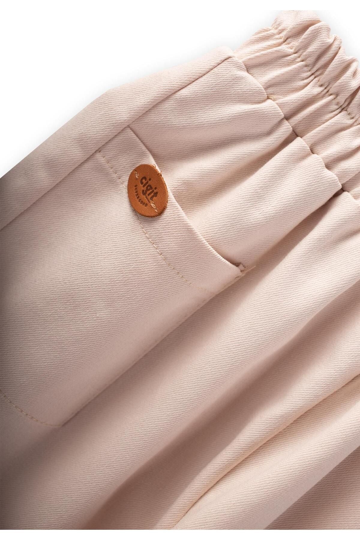 Pocket detailed pants 8-12 age cream