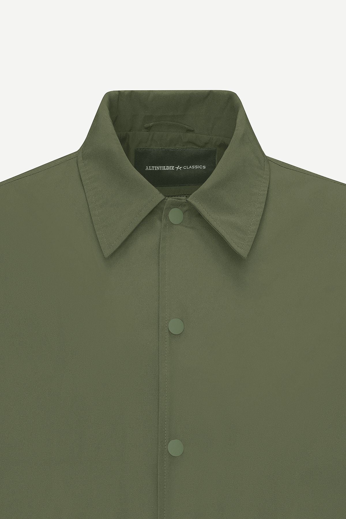 Men's Khaki Standard Fit Normal Cutting Shirt Caple Capital Coat