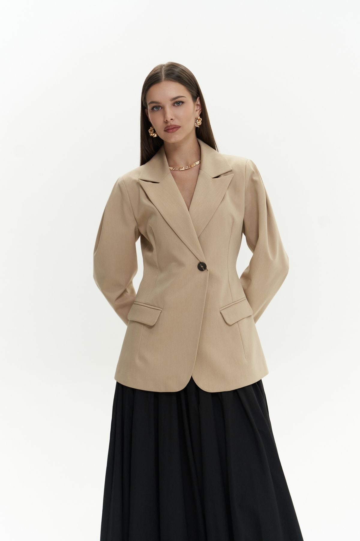 Biella Belden Sitting Mink Blazer