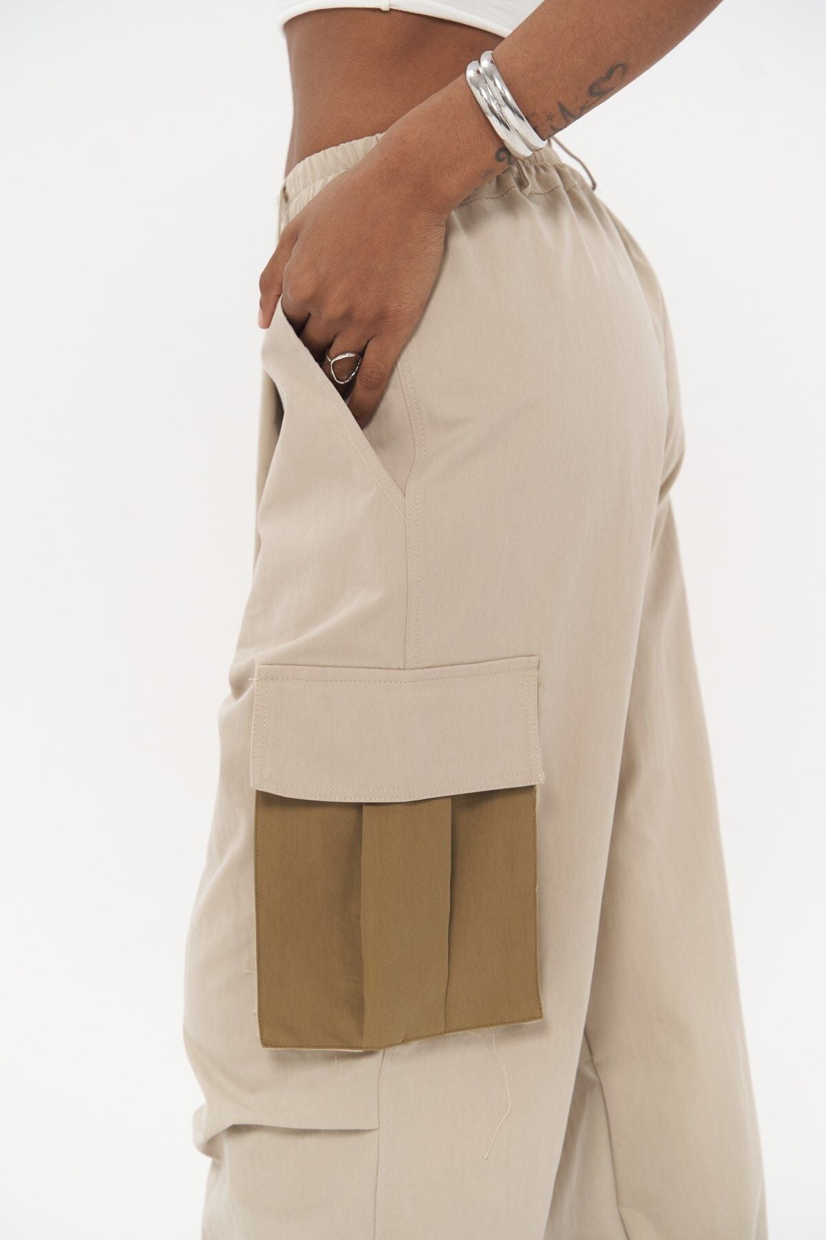 Cappi beige cargo pants