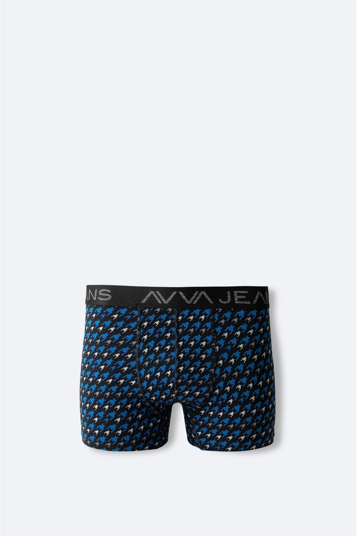 Men's navy blue small sweater patterned single boxer a42y9534