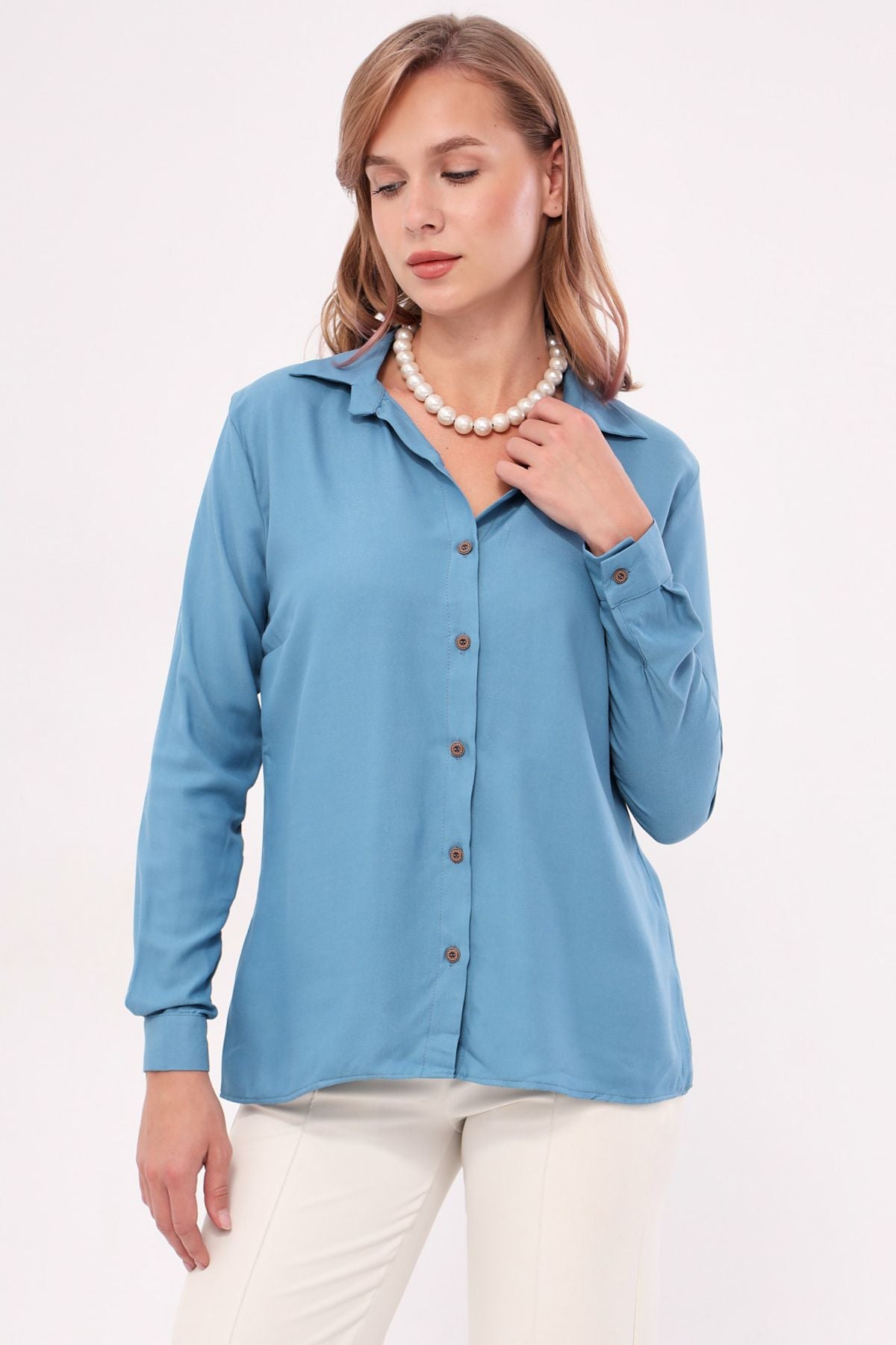Female Flat Shirt with Icemavi Long Sleeve ARM-18Y001176