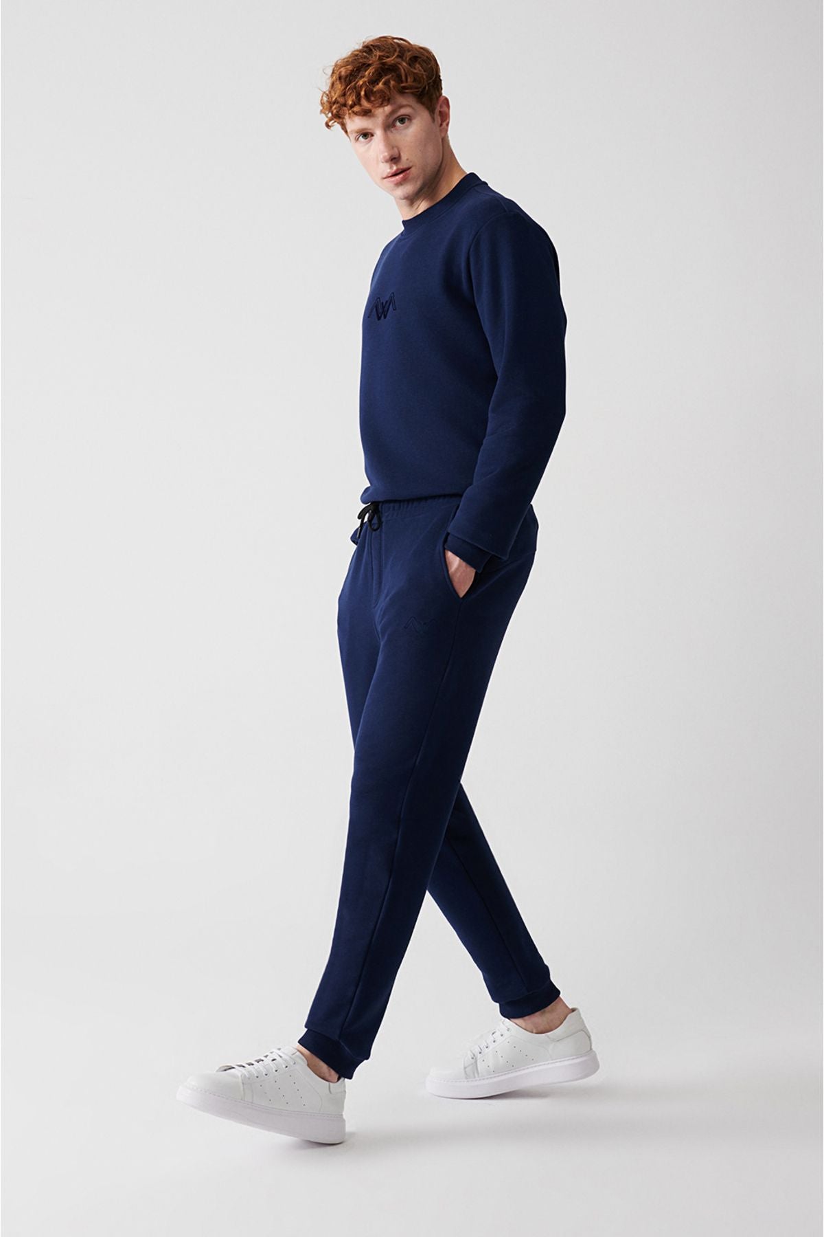 Men's Navy Blue Waist Laccik 3 -Trustless Stock Stock Six A32Y3456