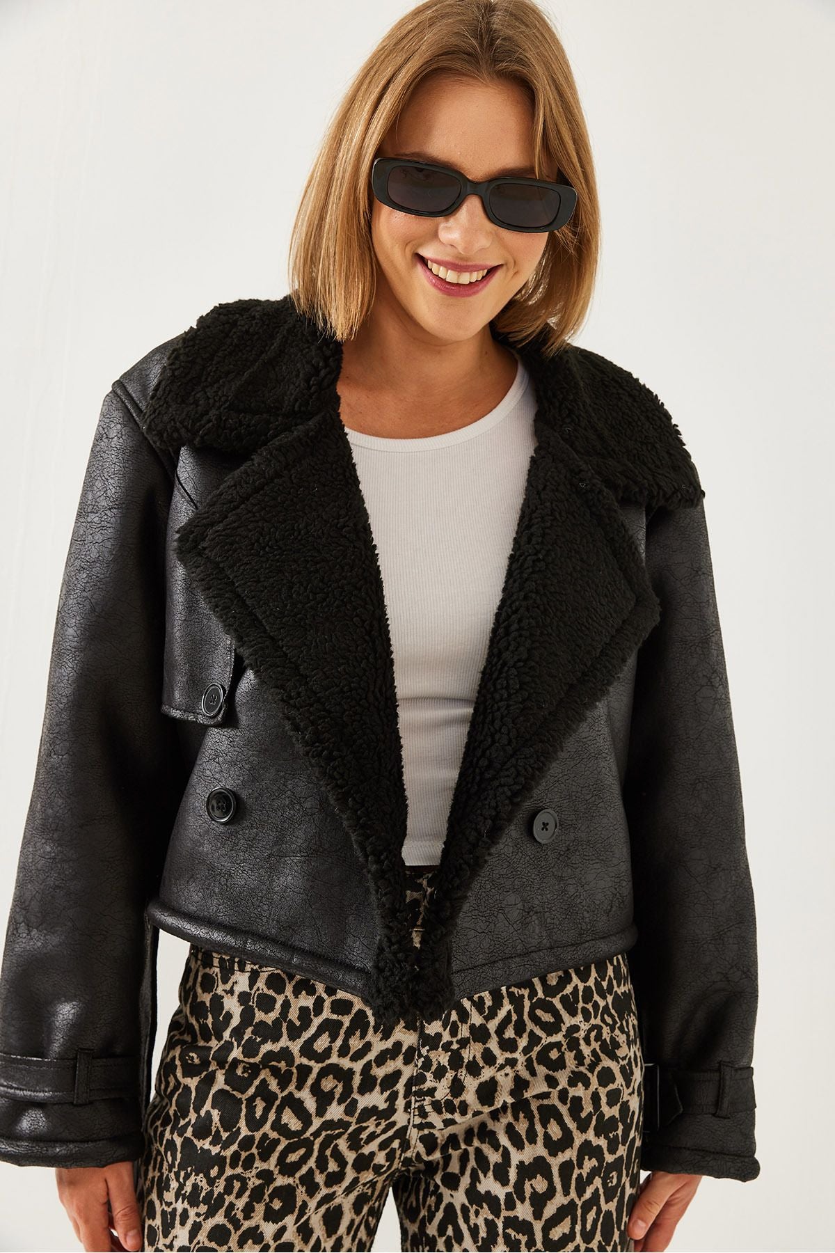 Female Aller Detail Crop Laminated Mont 2612 60351246