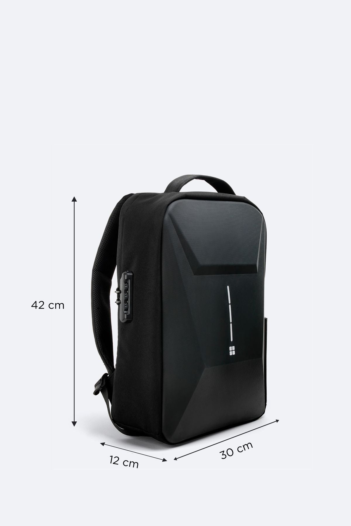 Men's black shell backpack A42y9126