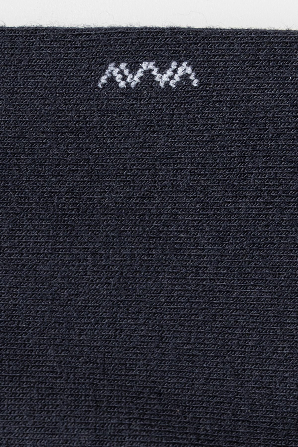 Men's navy blue cotton booty socks B008556