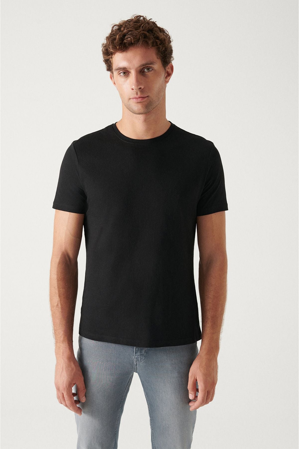 Male 5 %100 %cotton bike collar T-shirt E001021