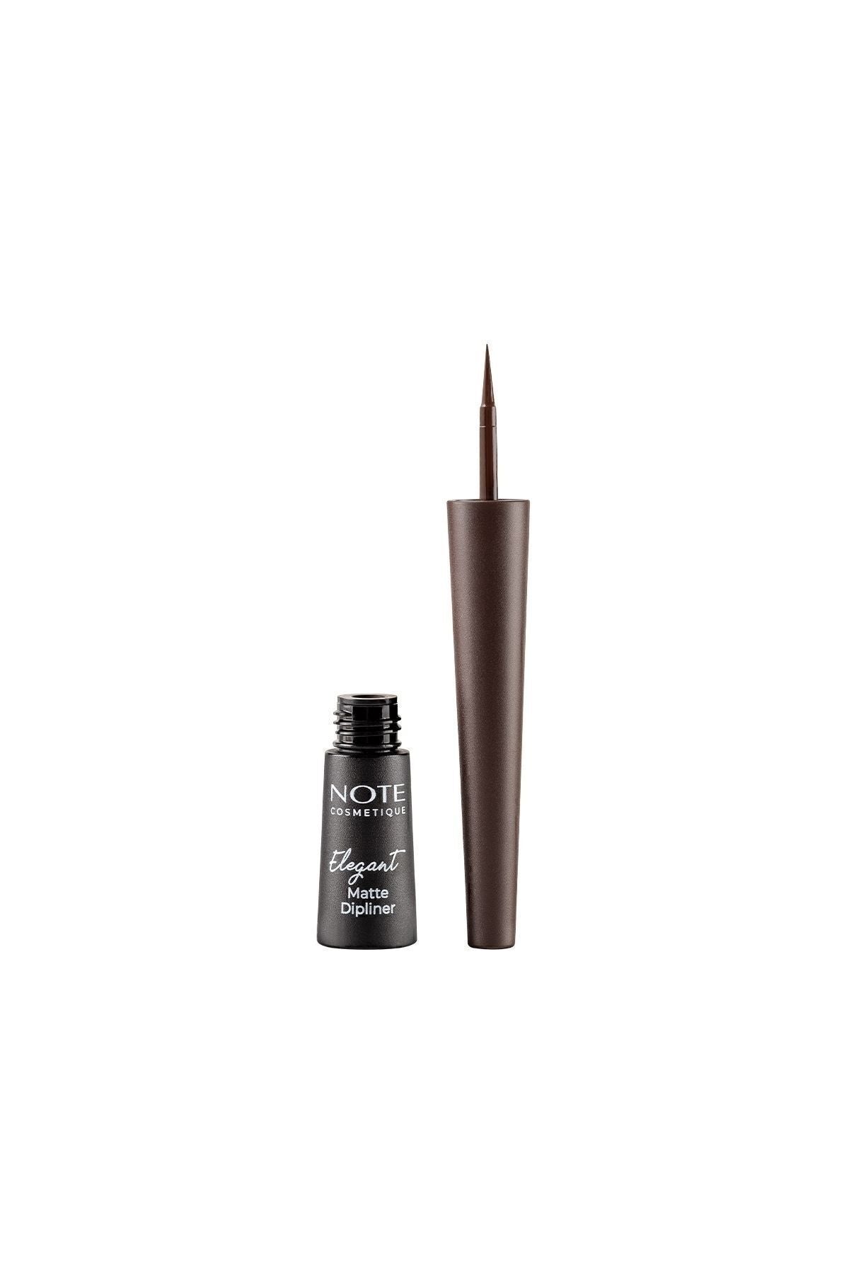 Elegant Matte Dipliner Waterproof Suya Dayanıklı - 02 Coffee Brown - Kahverengi