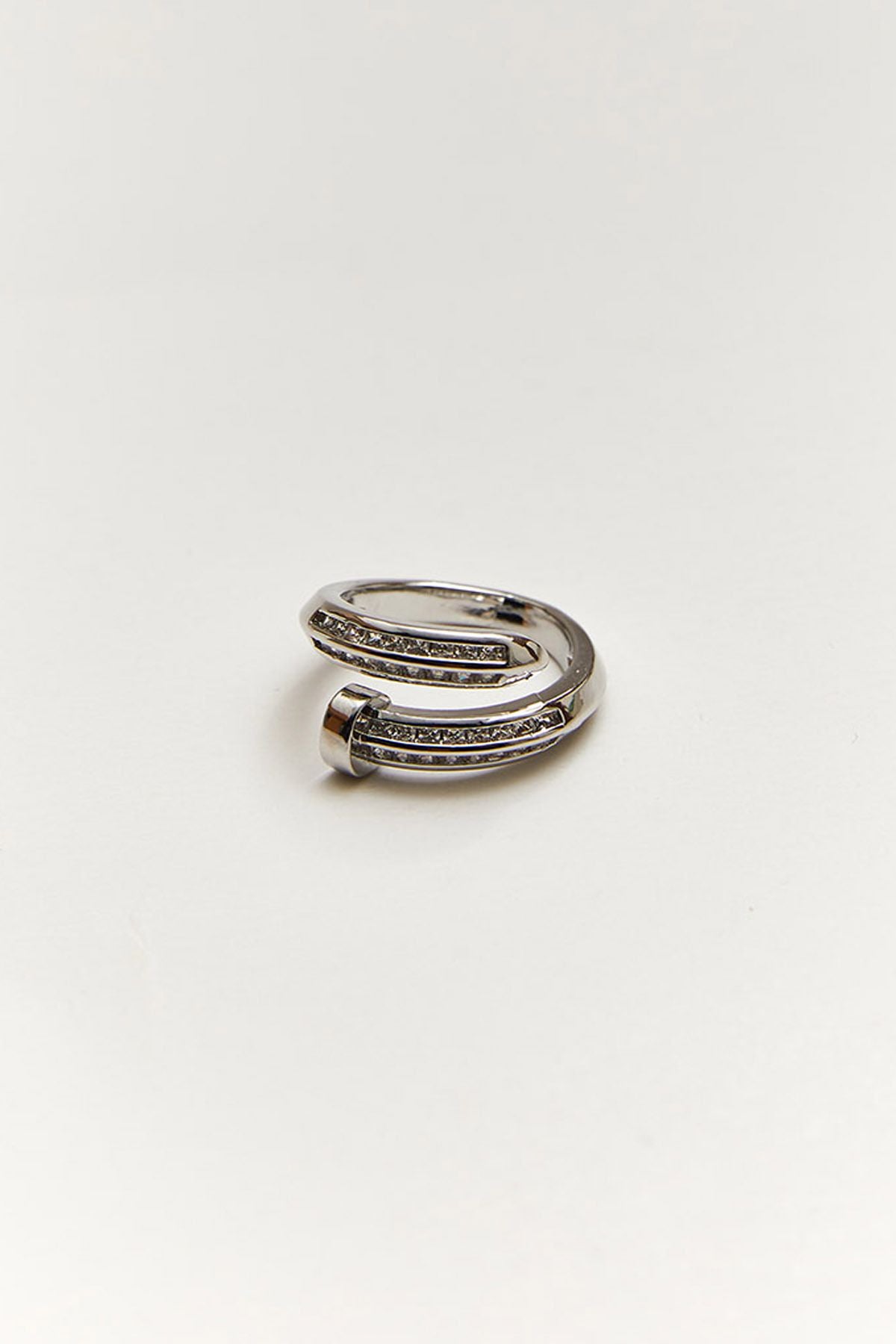 Women's Accessory Steel Nail Ring