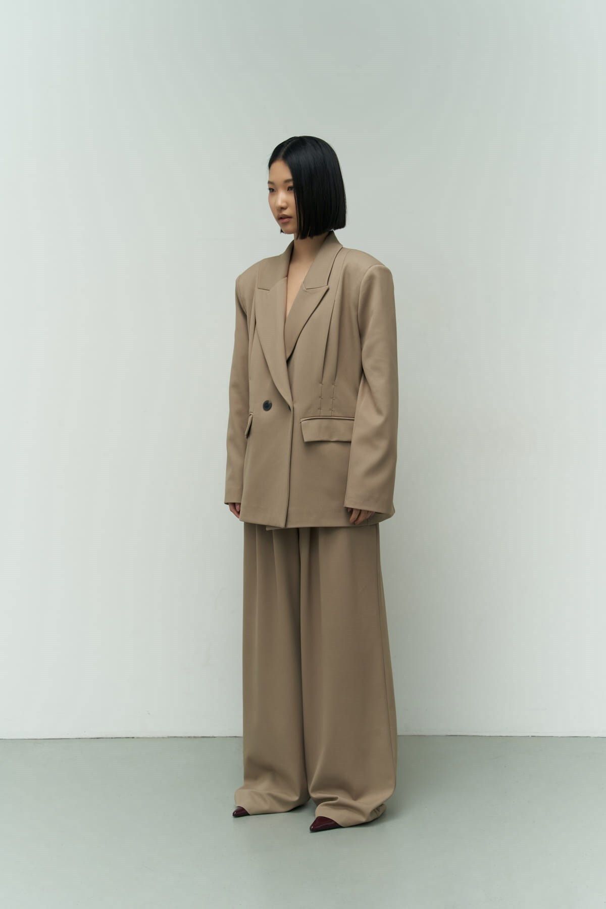 ALLBUCKS Mai, Salvatore Bej Blazer Ceket ABMAI0016
