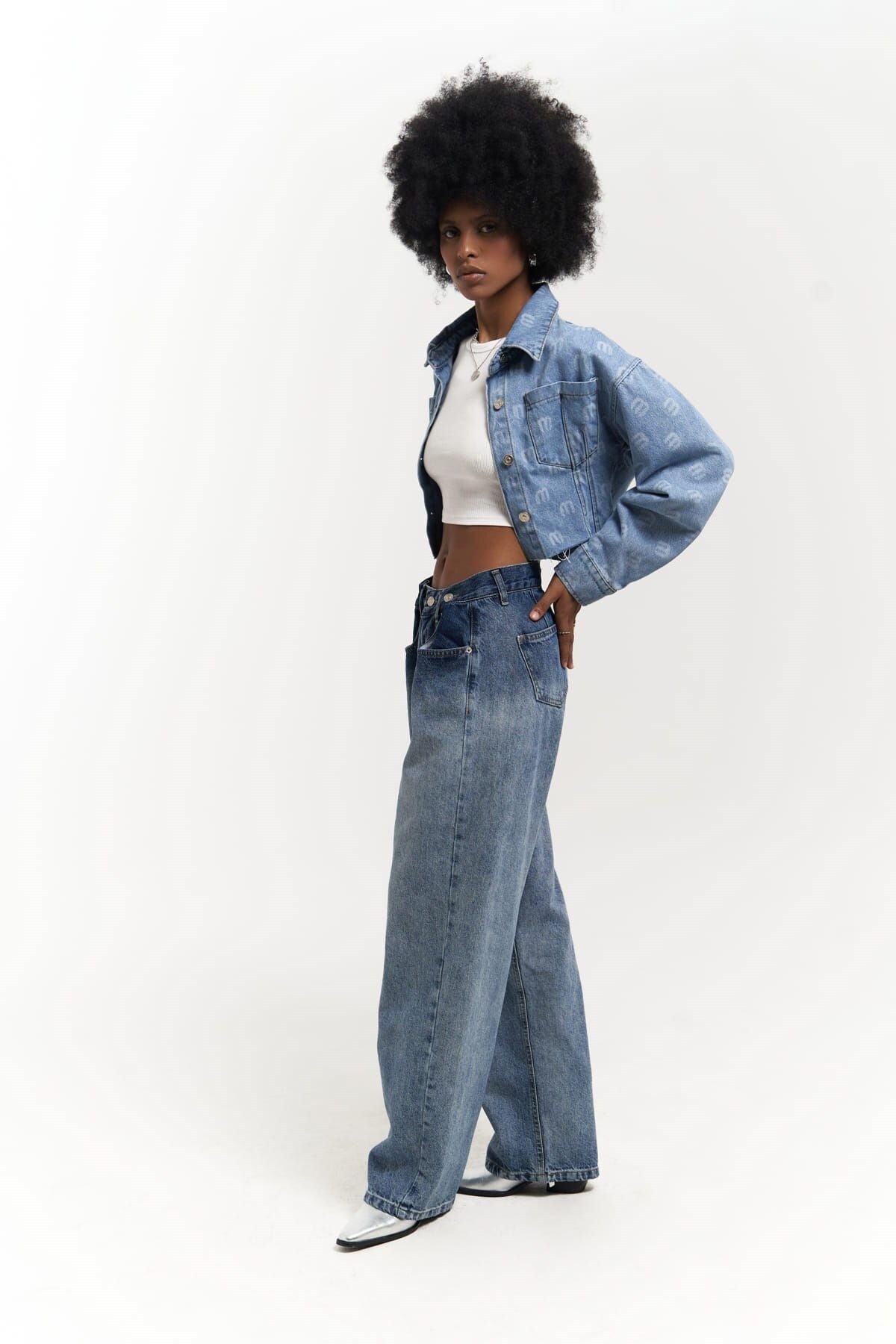 Darcey M Edition Blue Short Jean Jacket