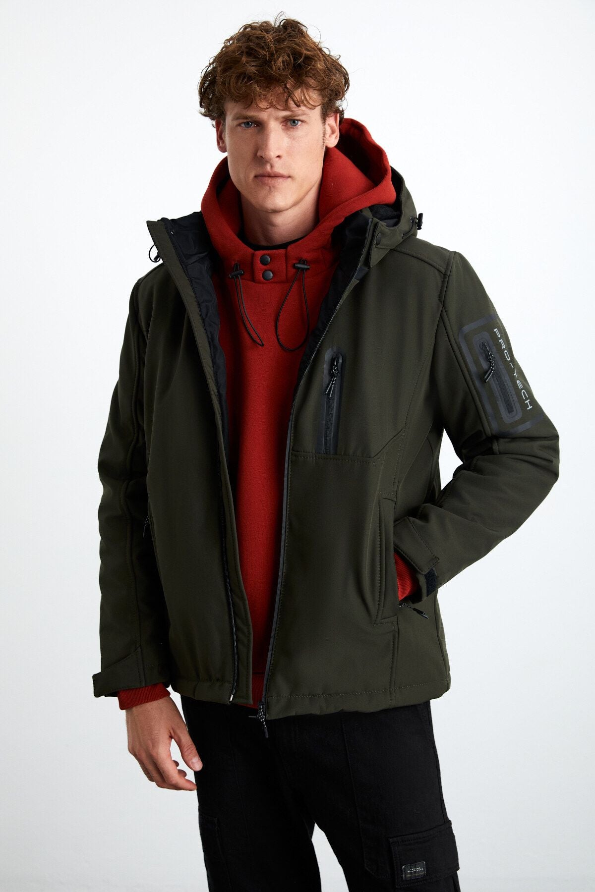 Nyborg Men's Removable Hooded windproof pocket