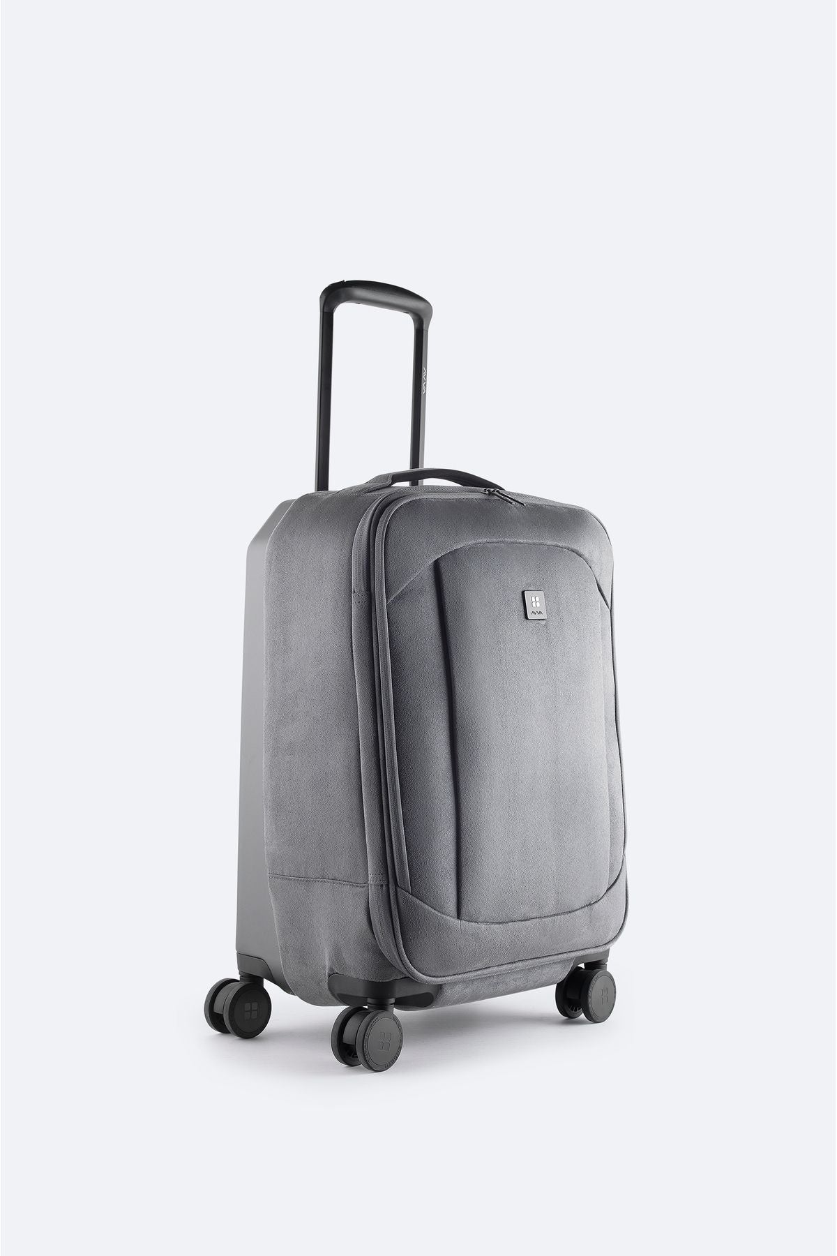 Men's gray small size suitcase B008105