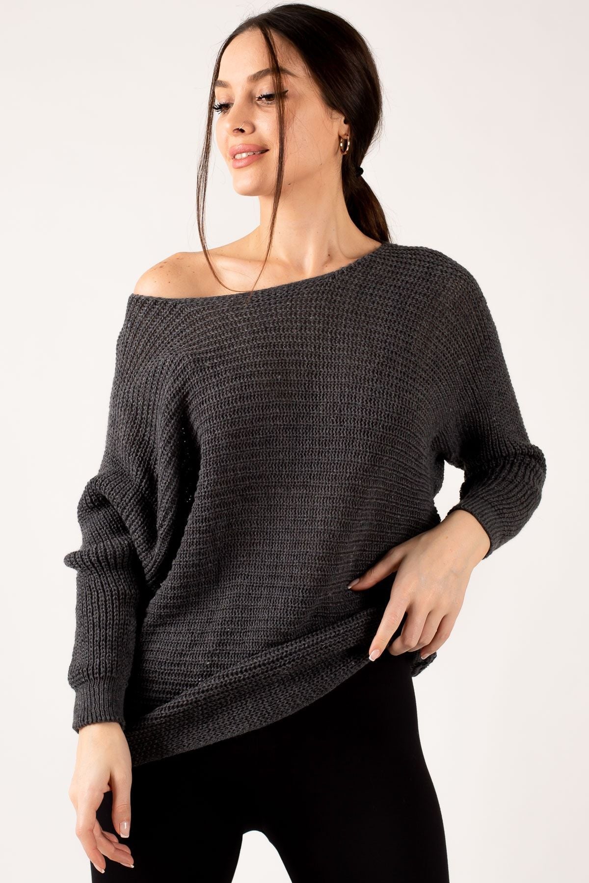 Woman Smoked Thessaloniki Salaş Triko Sweater ARM-21K012010