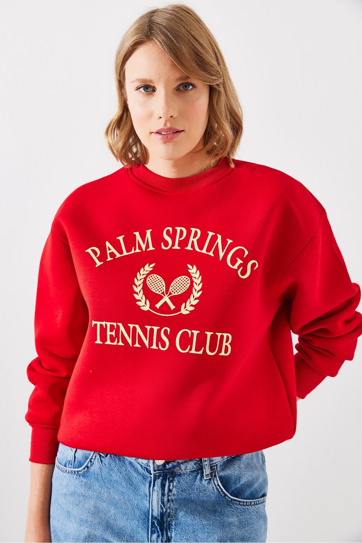 WOMEN'S THREE YEAR SPRINGS SPRINGS Tennis Vintage College Sweatshirt MBHS002 60601002