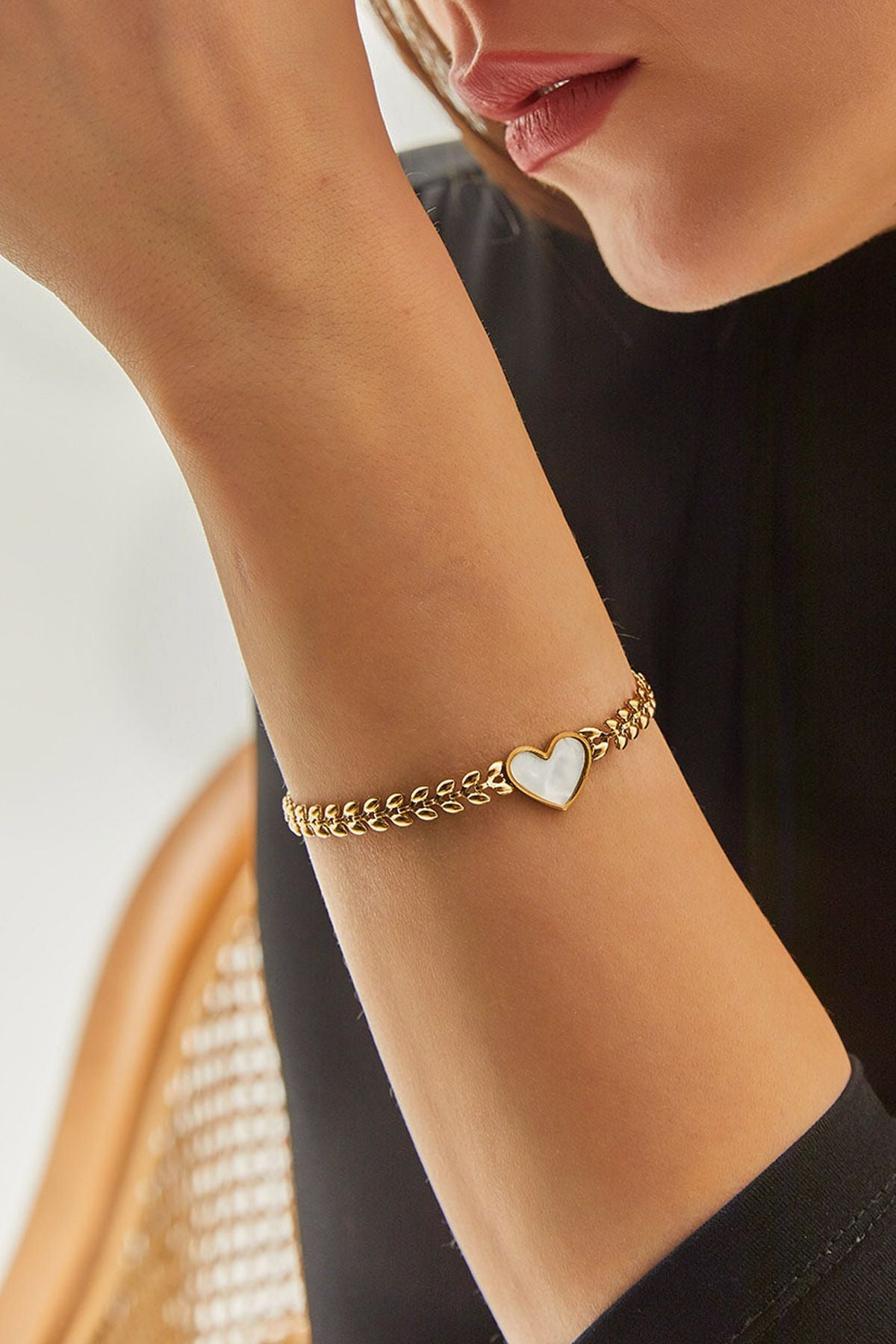 Women's Accessories Steel Heart Bracelet ACS210