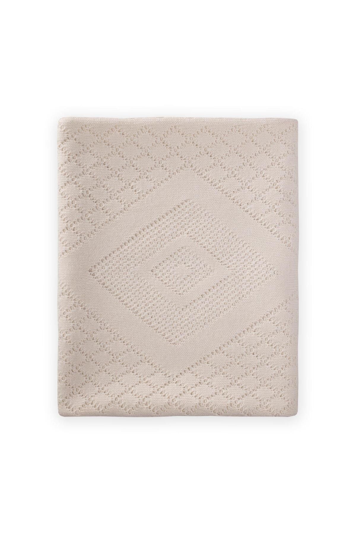 Florence Model Boxed Blanket 80x100 cm Stone