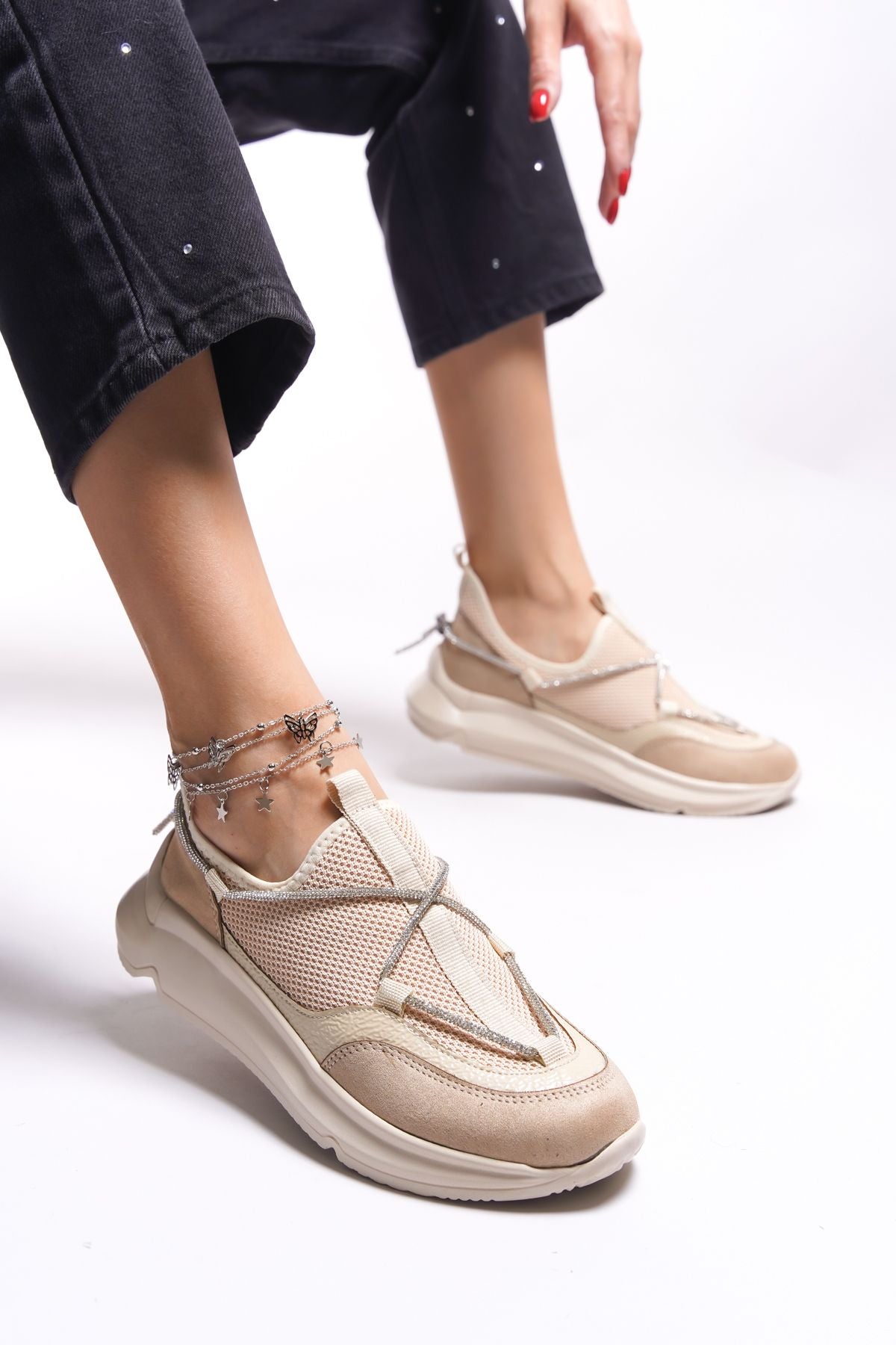 Arennora Woman Sneaker 0012428 Beige