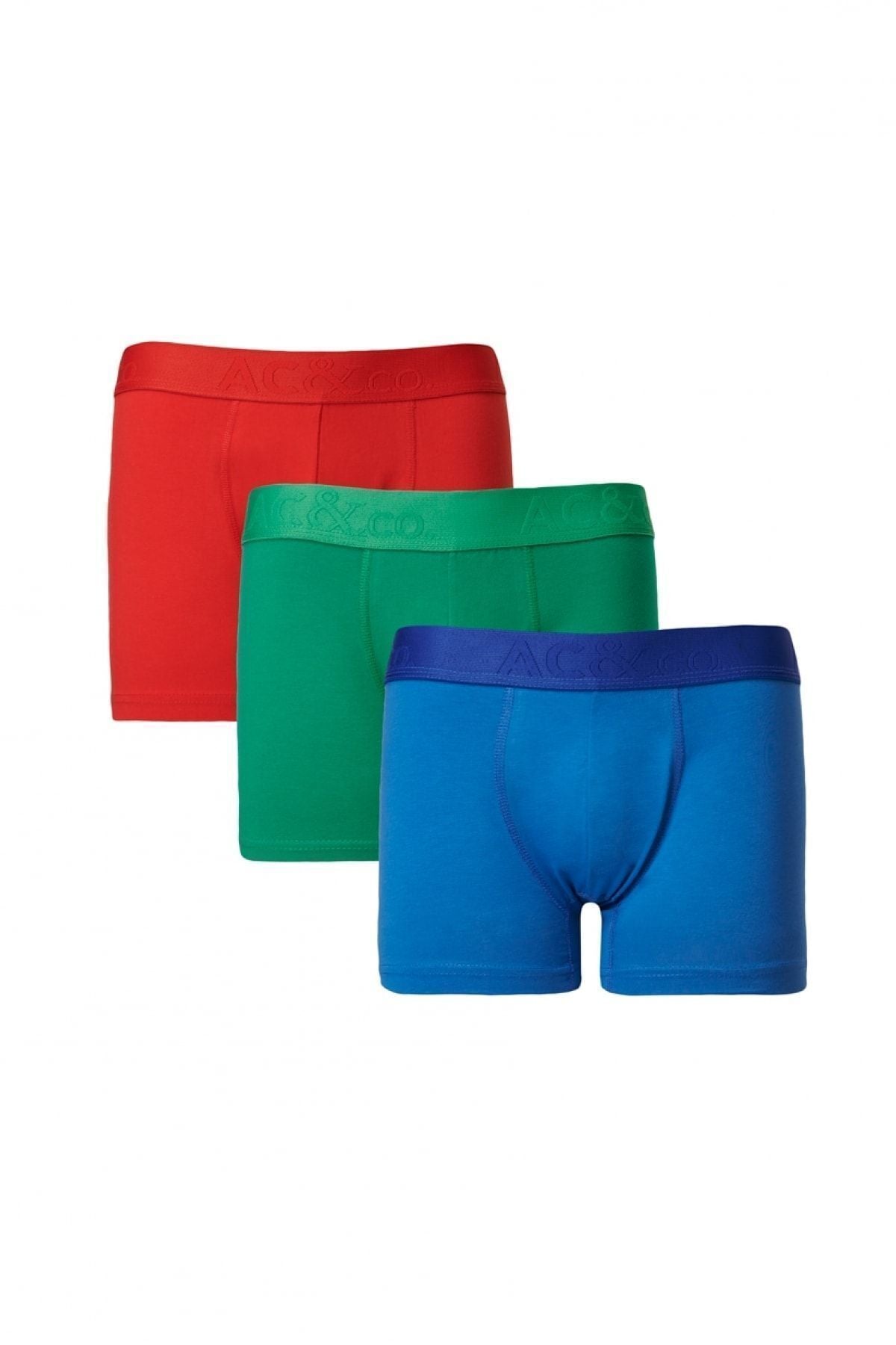 Men's Saks-Red 3l Cotton Flexible Boxer Package