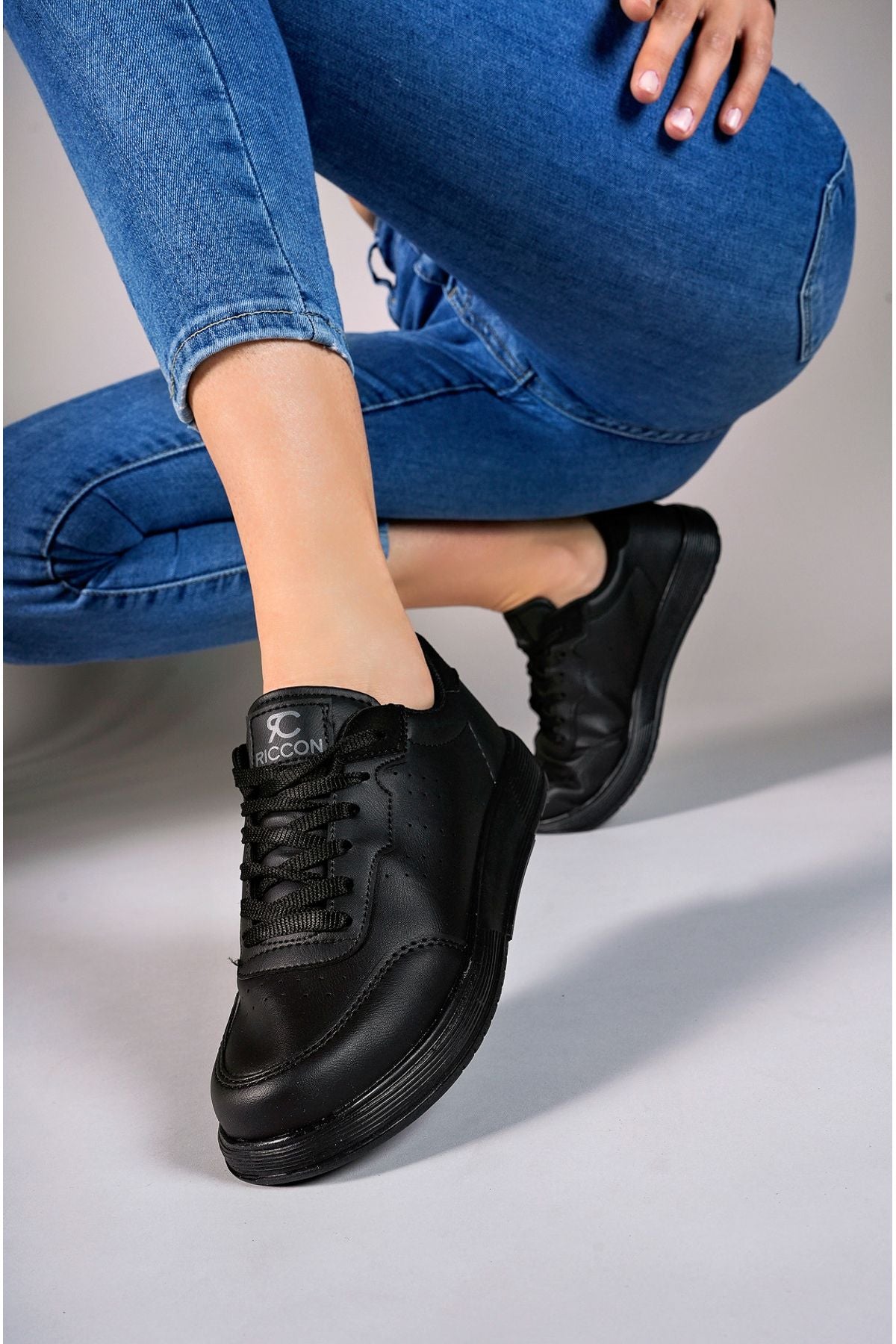 Glaweth Woman Sneaker 0012158 Black Black