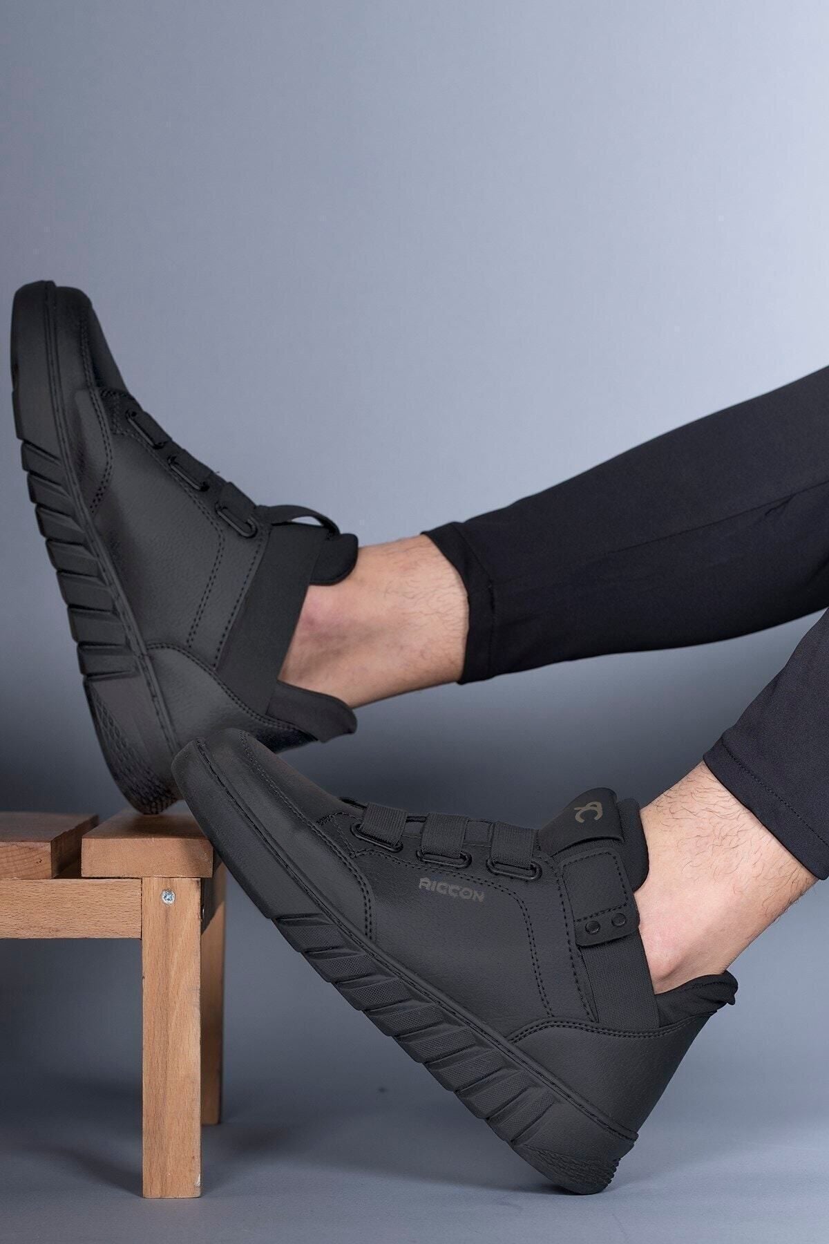Siyah Siyah Unisex Sneaker Bot 0012383