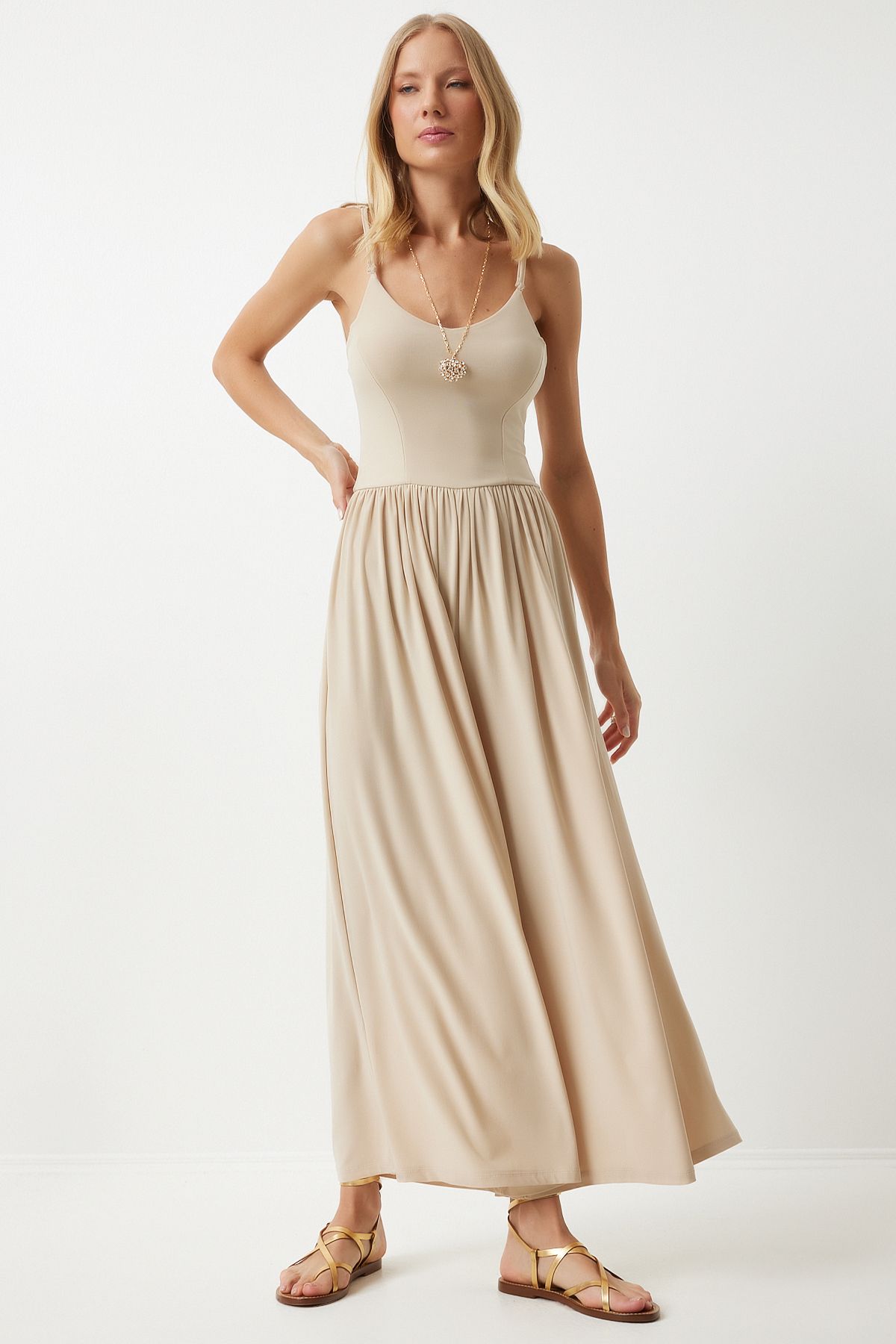 Women's Cream Hanger Abundant Paça Summer Knitting overalls DD01328