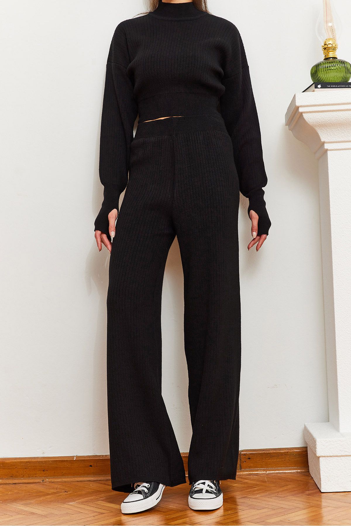 Women's waist rubber binary set