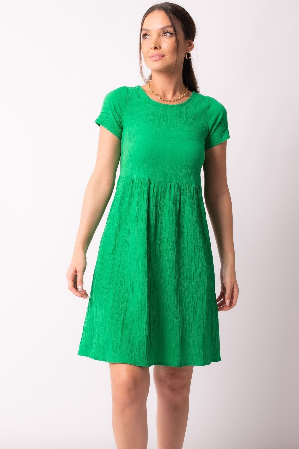 WOMEN'S GREEN BACK DEKTA DETAIL DETAILED SHORT SOLD Dress ARM-23Y001001