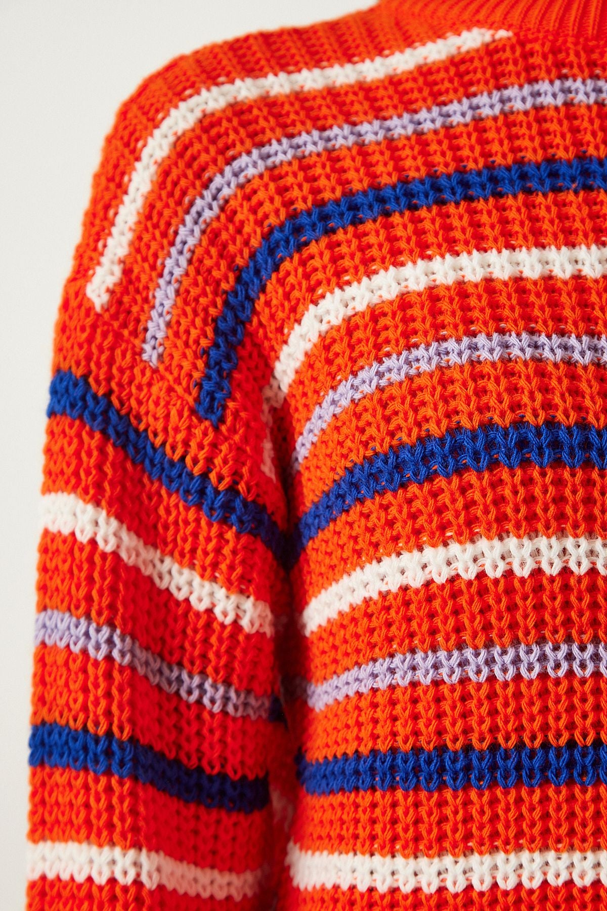 Woman Oranj striped knitwear sweater za00072