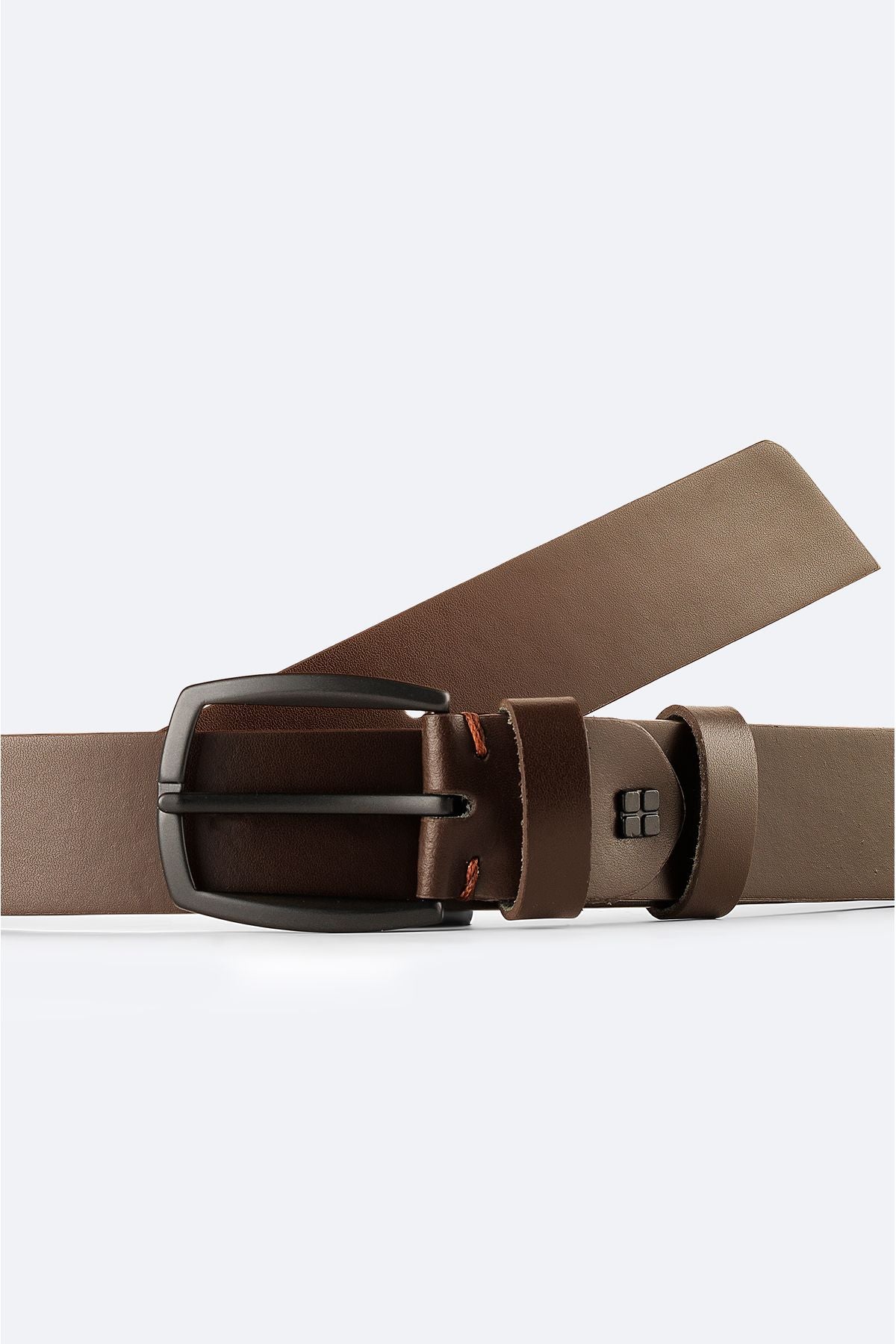 Men's Brown 100 %Leather Belt A42y9306