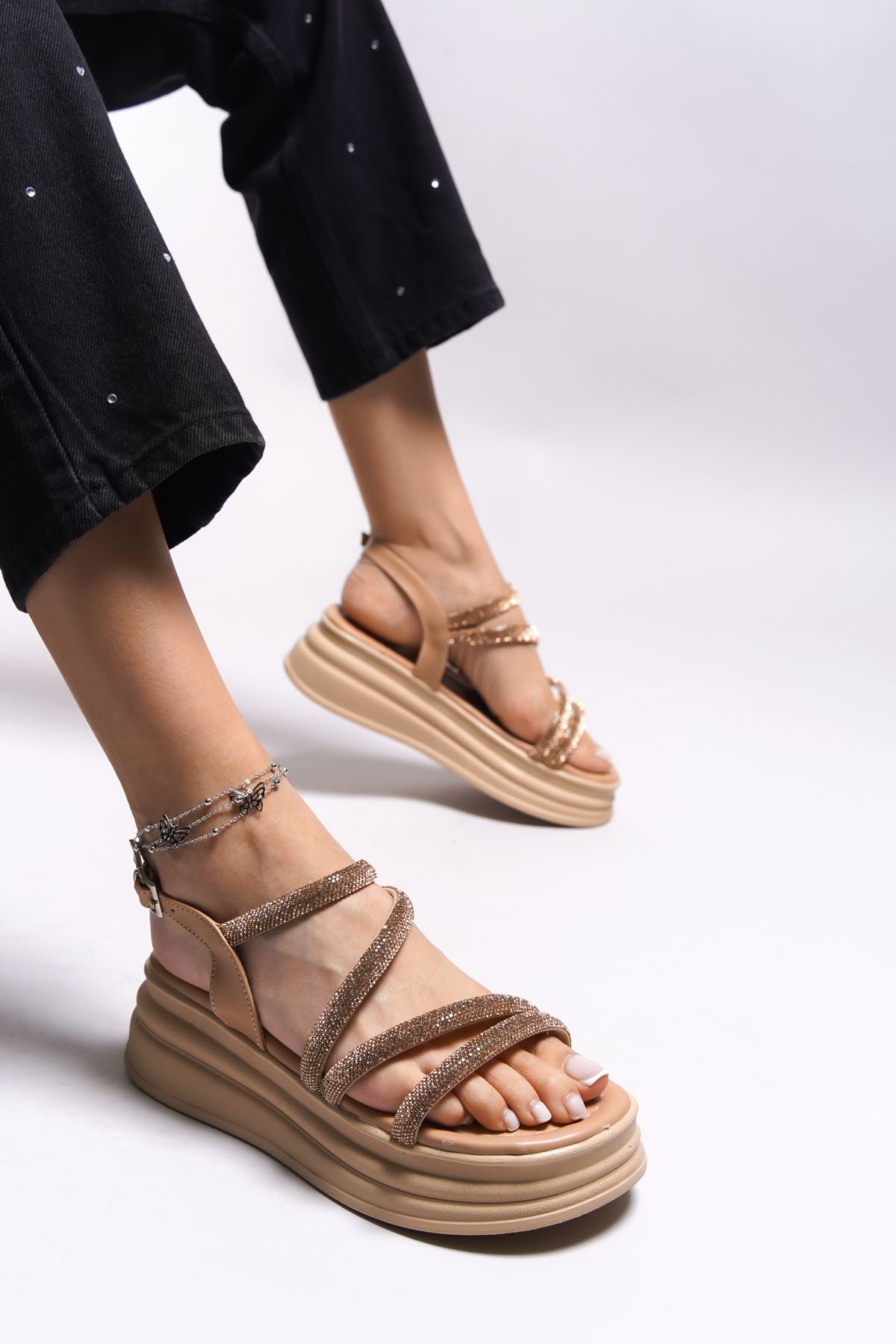 Ghylgal Women's Sandals 0012311 Nude