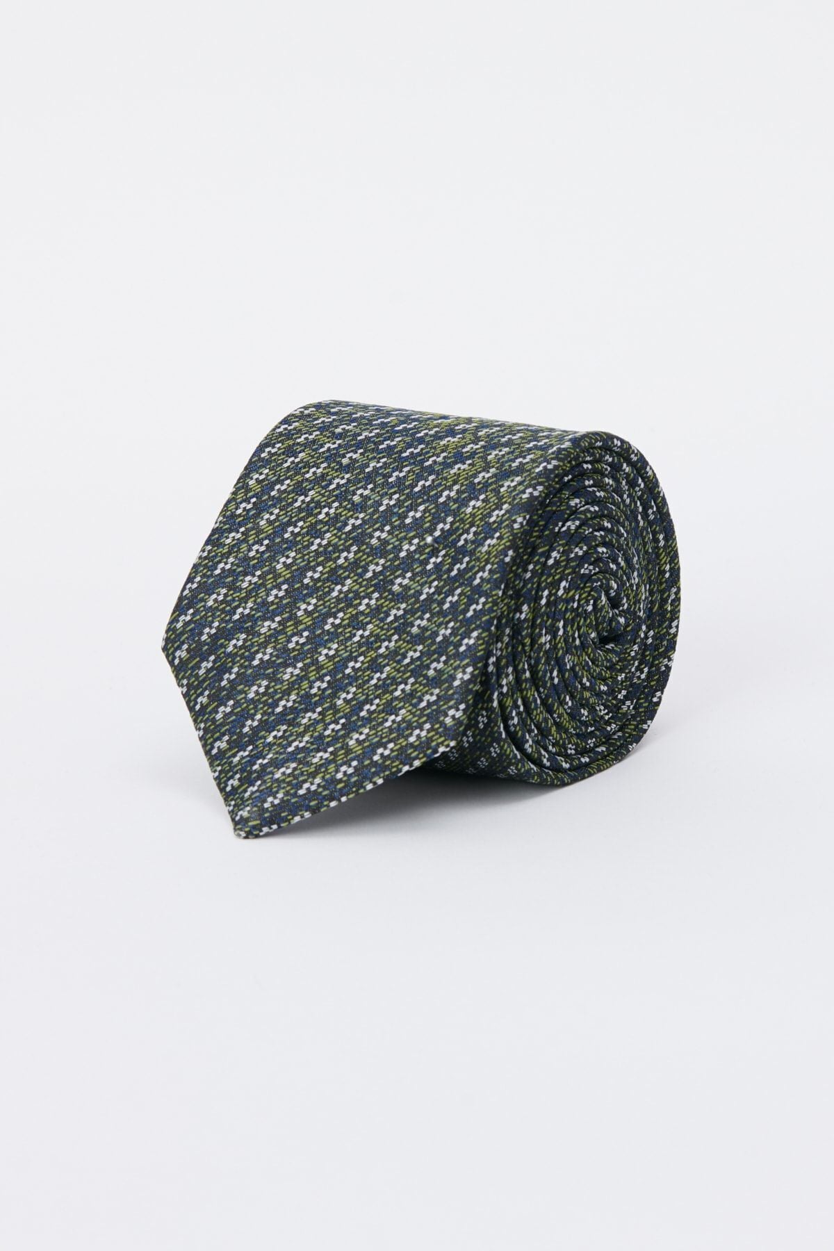 Men's Green Patterned Tie