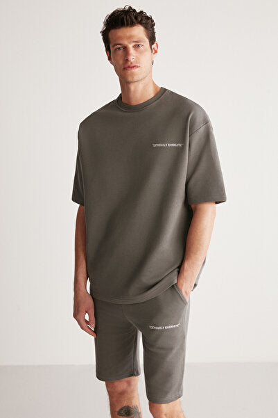 Colombia Men's 2-Piece Set Comfort Fit Polar-Free Embroidered Gray Tracksuit